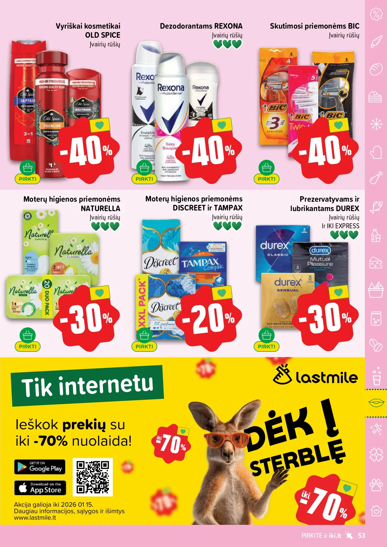 IKI akcijų ir nuolaidų leidinys Nr. 3 nuo 2026.01.12 iki 2026.01.18 - 53