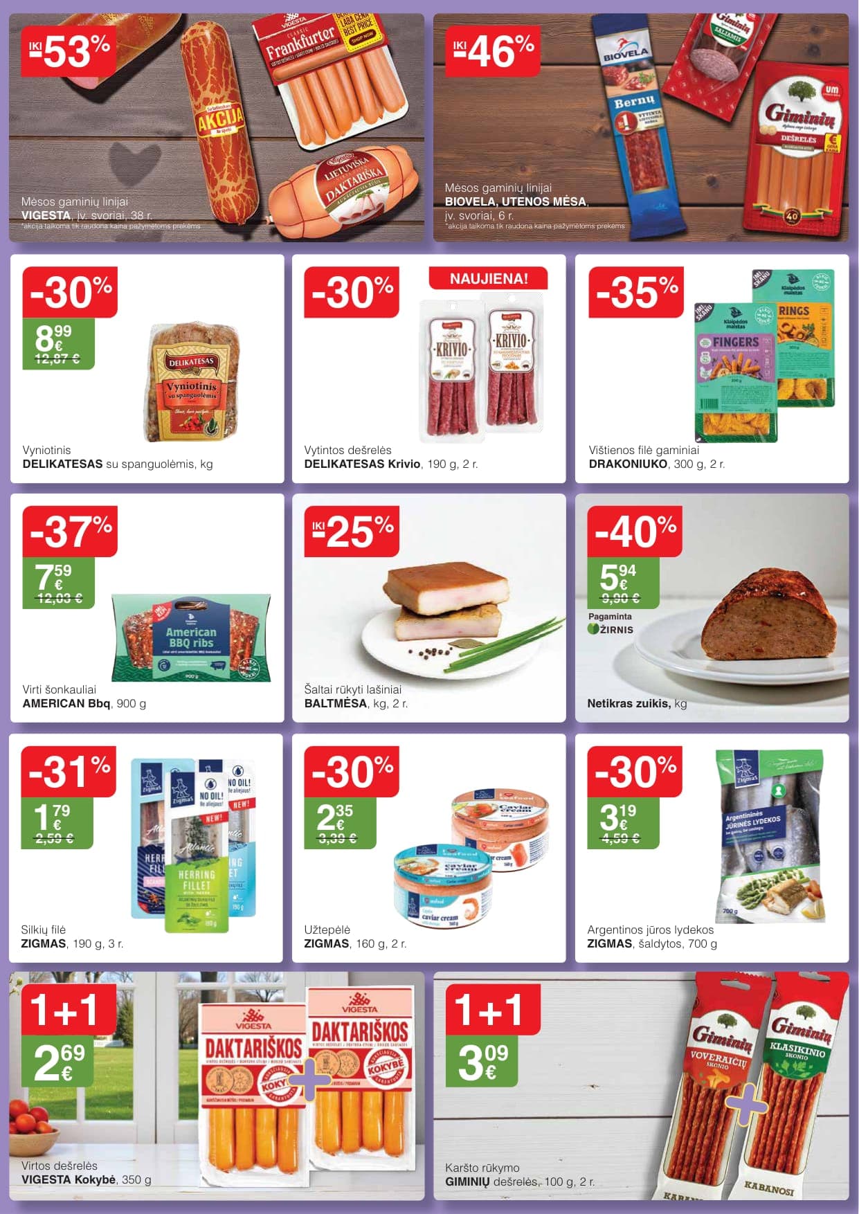 Naujas ŽIRNIS akcijų ir nuolaidų leidinys nuo 2026.03.04 iki 2026.04.07 - 2