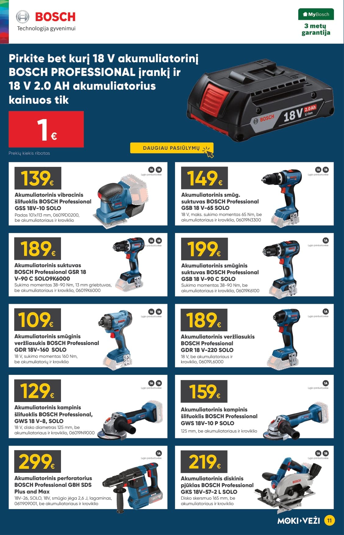 Naujas MOKI VEŽI akcijų ir nuolaidų leidinys nuo 2026.03.05 iki 2026.03.31 - 11