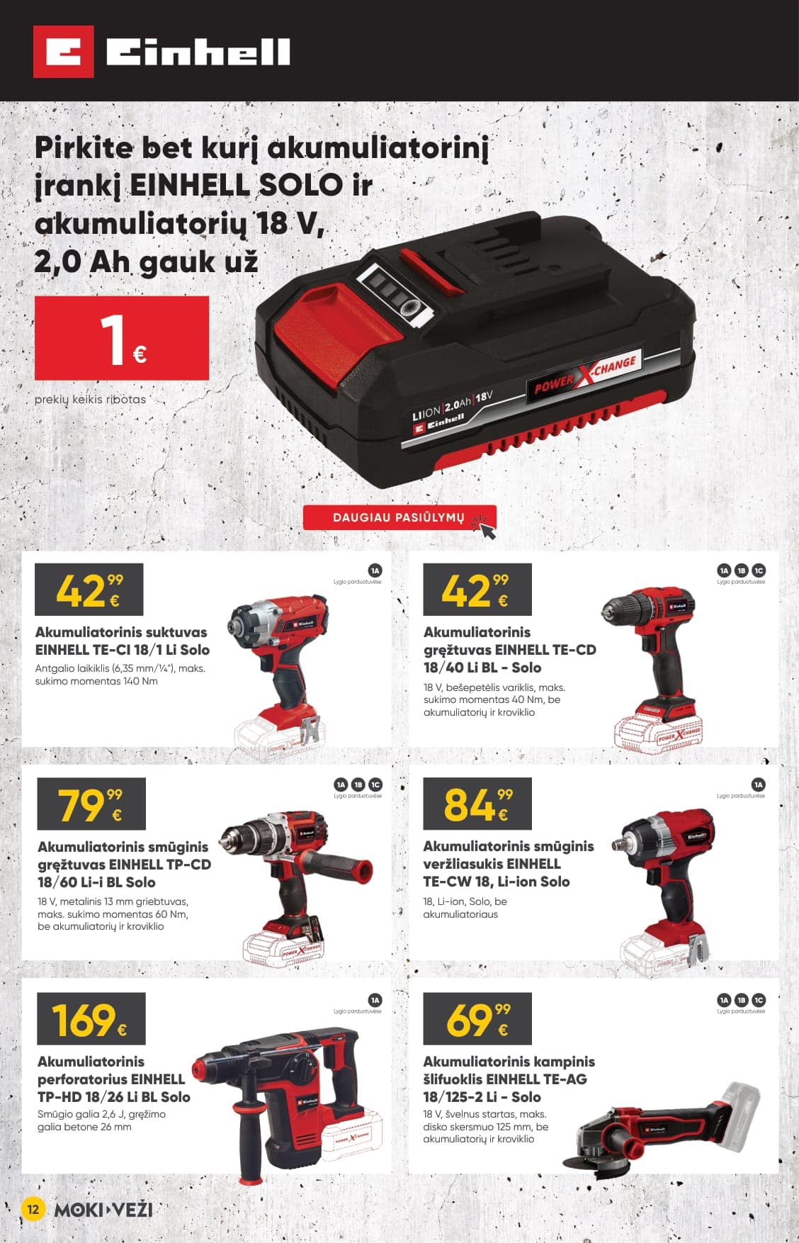 Naujas MOKI VEŽI akcijų ir nuolaidų leidinys nuo 2026.03.05 iki 2026.03.31 - 12