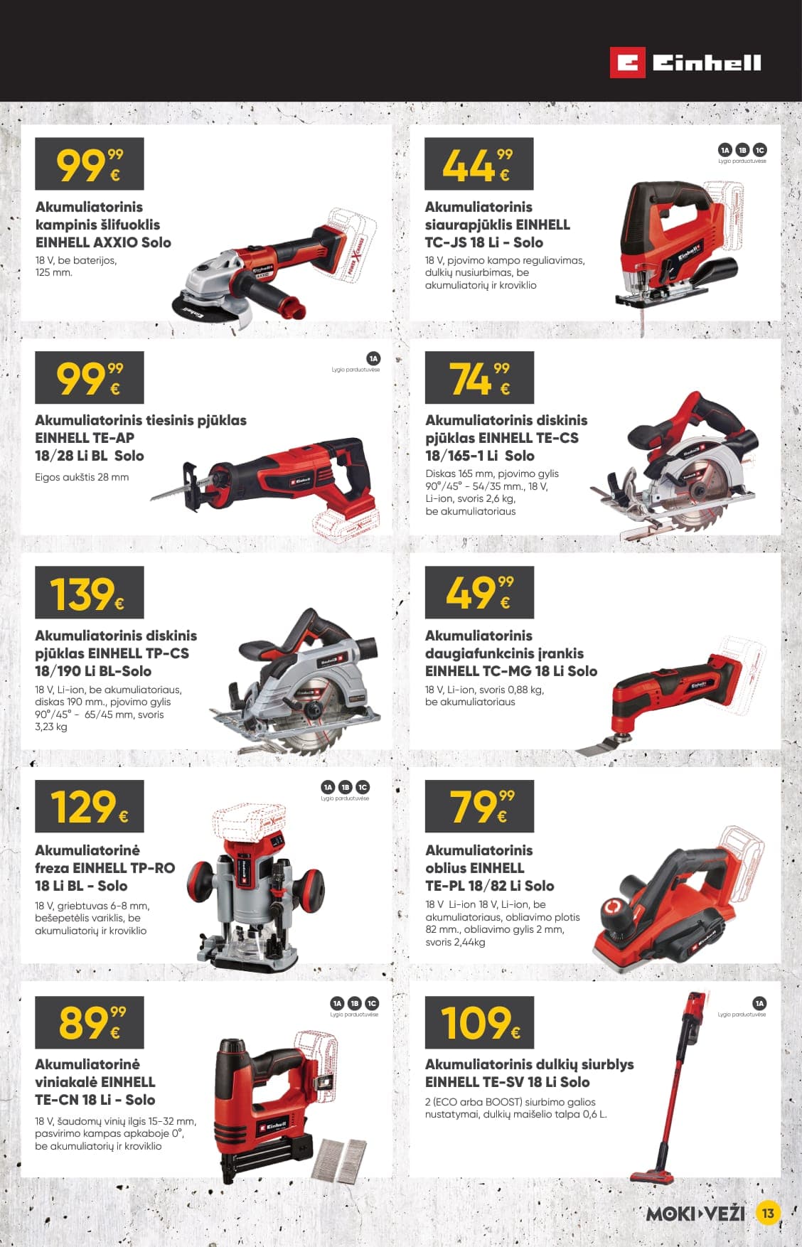Naujas MOKI VEŽI akcijų ir nuolaidų leidinys nuo 2026.03.05 iki 2026.03.31 - 13