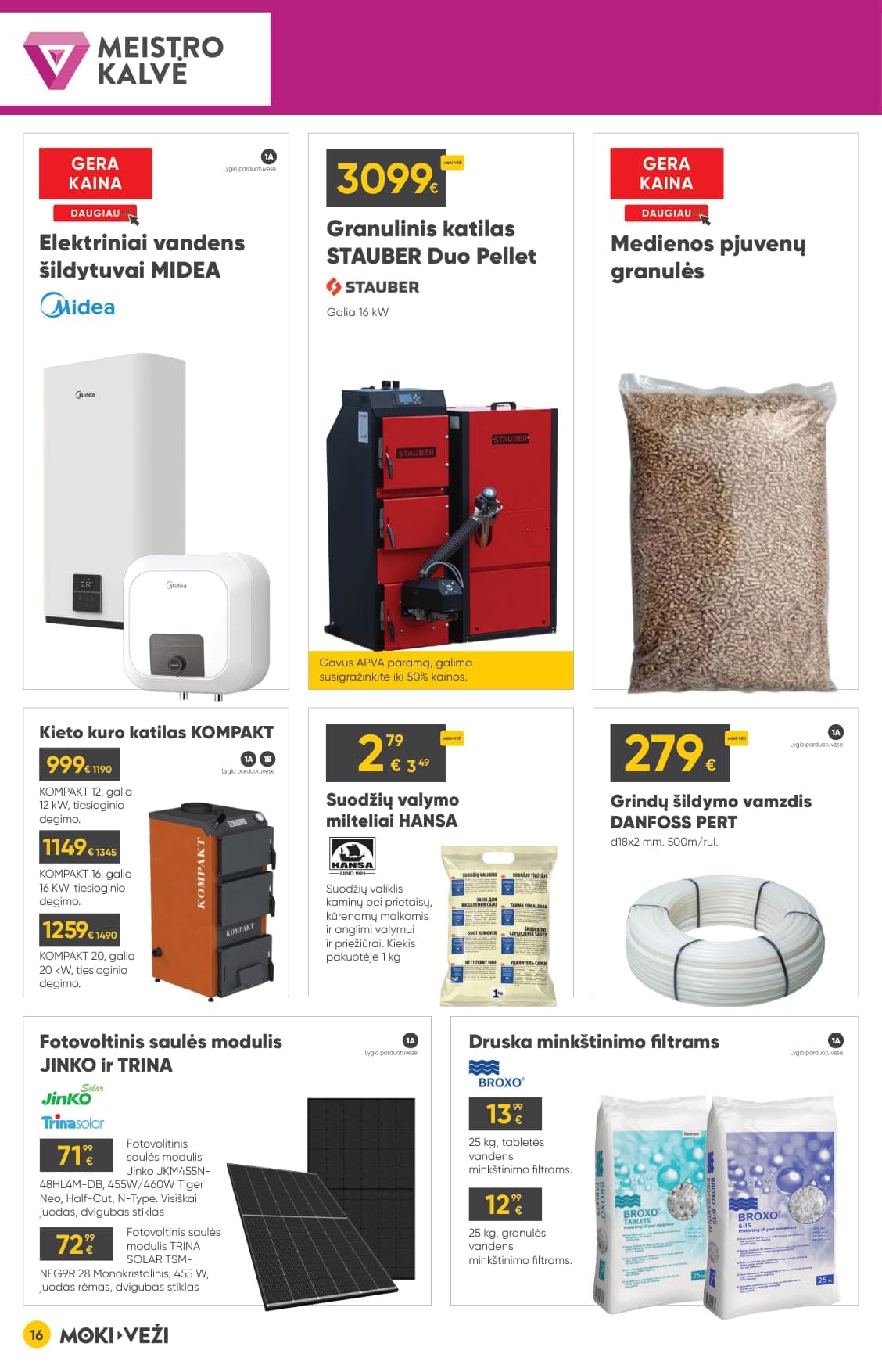 Naujas MOKI VEŽI akcijų ir nuolaidų leidinys nuo 2026.03.05 iki 2026.03.31 - 16