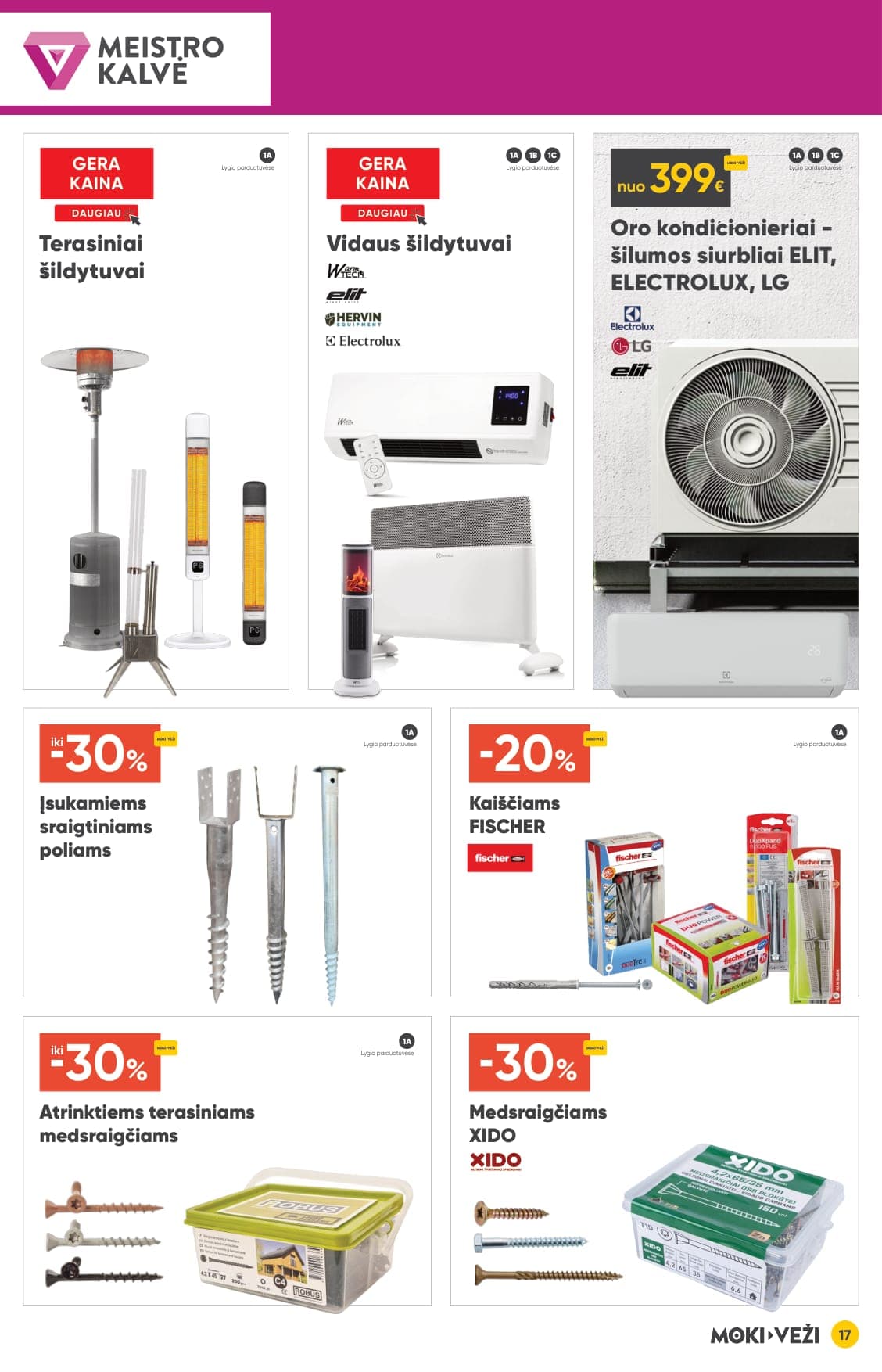 Naujas MOKI VEŽI akcijų ir nuolaidų leidinys nuo 2026.03.05 iki 2026.03.31 - 17