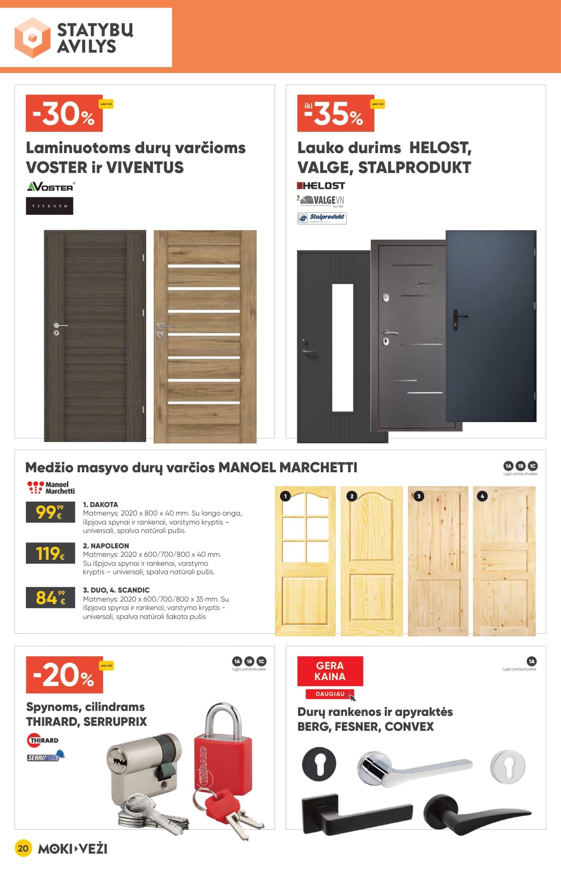 Naujas MOKI VEŽI akcijų ir nuolaidų leidinys nuo 2026.03.05 iki 2026.03.31 - 20