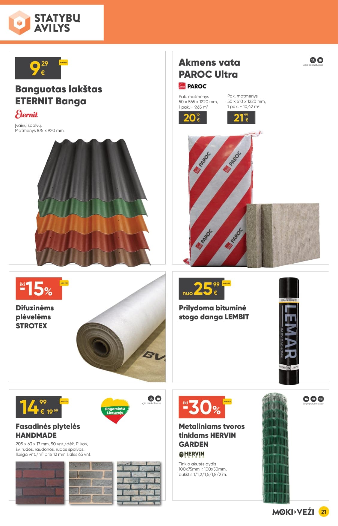 Naujas MOKI VEŽI akcijų ir nuolaidų leidinys nuo 2026.03.05 iki 2026.03.31 - 21