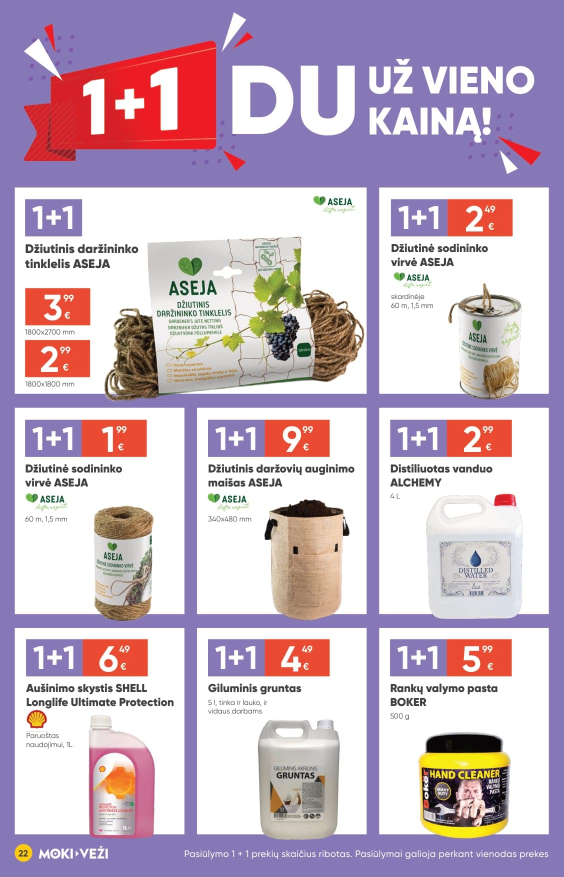 Naujas MOKI VEŽI akcijų ir nuolaidų leidinys nuo 2026.03.05 iki 2026.03.31 - 22