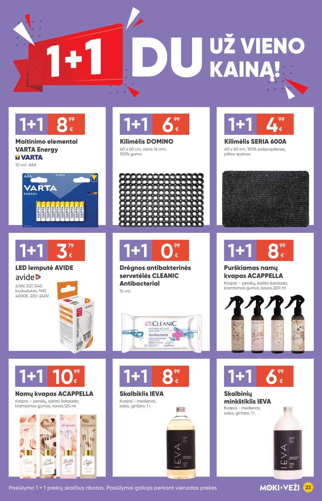 Naujas MOKI VEŽI akcijų ir nuolaidų leidinys nuo 2026.03.05 iki 2026.03.31 - 23