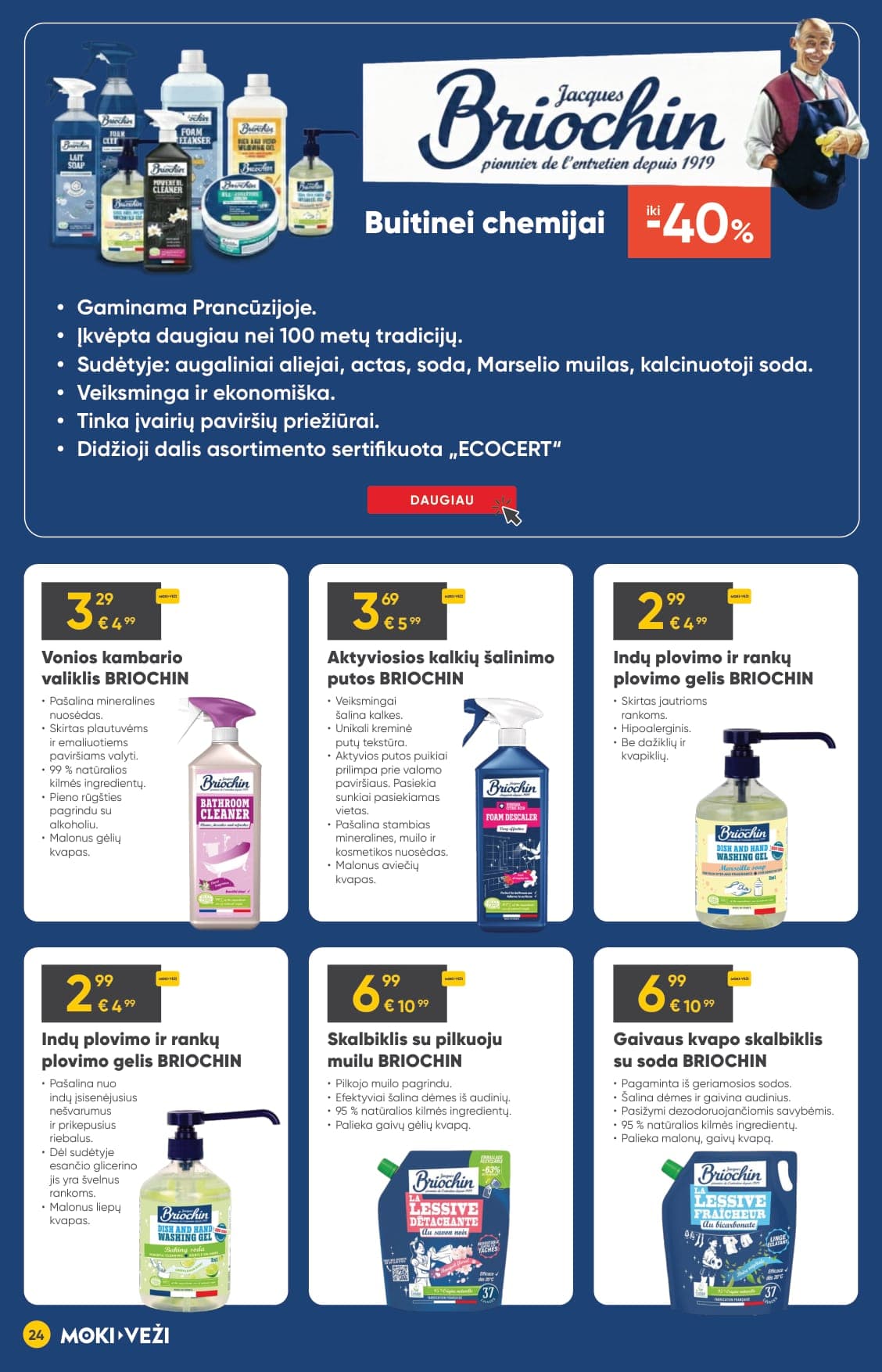 Naujas MOKI VEŽI akcijų ir nuolaidų leidinys nuo 2026.03.05 iki 2026.03.31 - 24