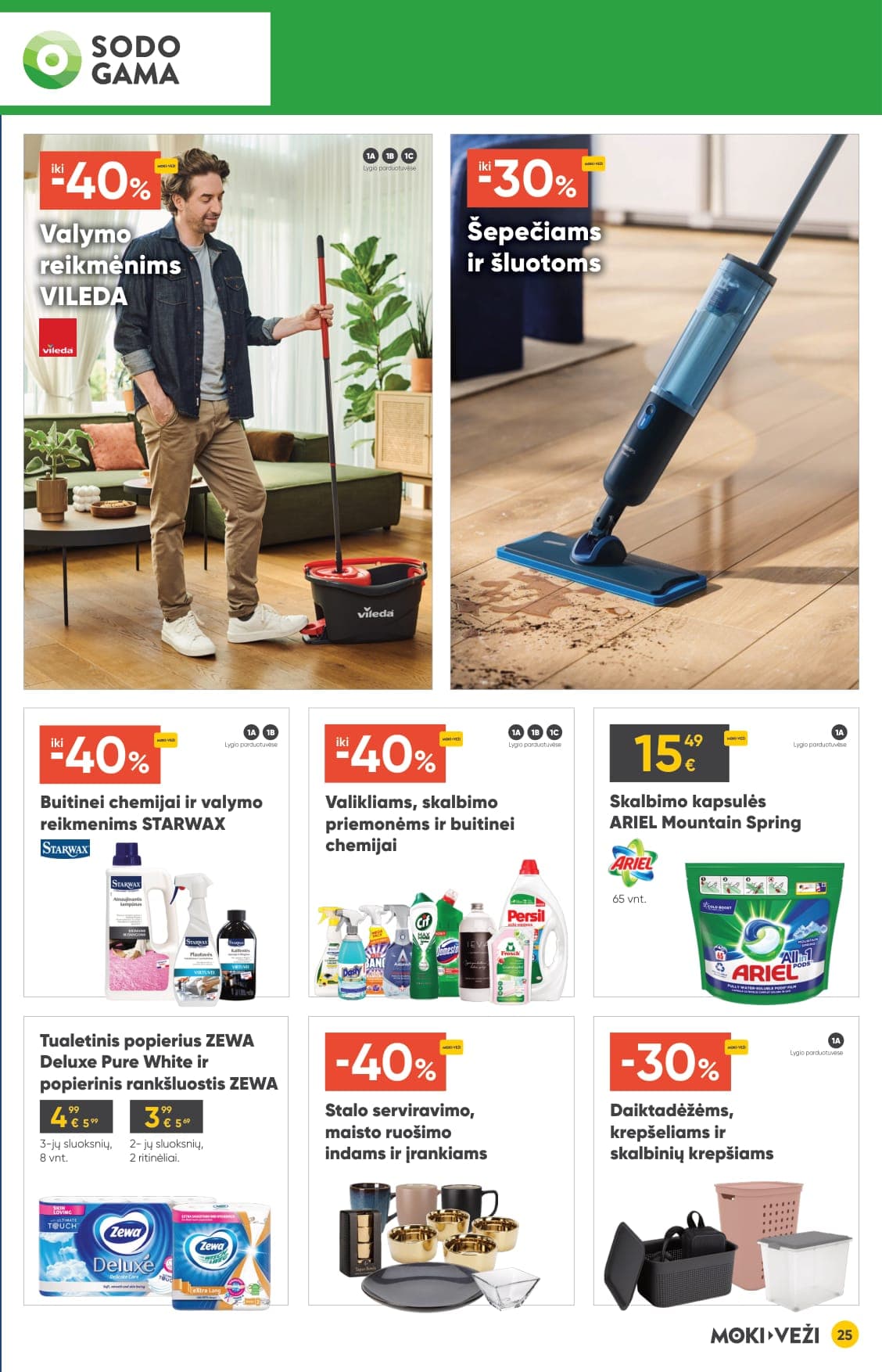 Naujas MOKI VEŽI akcijų ir nuolaidų leidinys nuo 2026.03.05 iki 2026.03.31 - 25