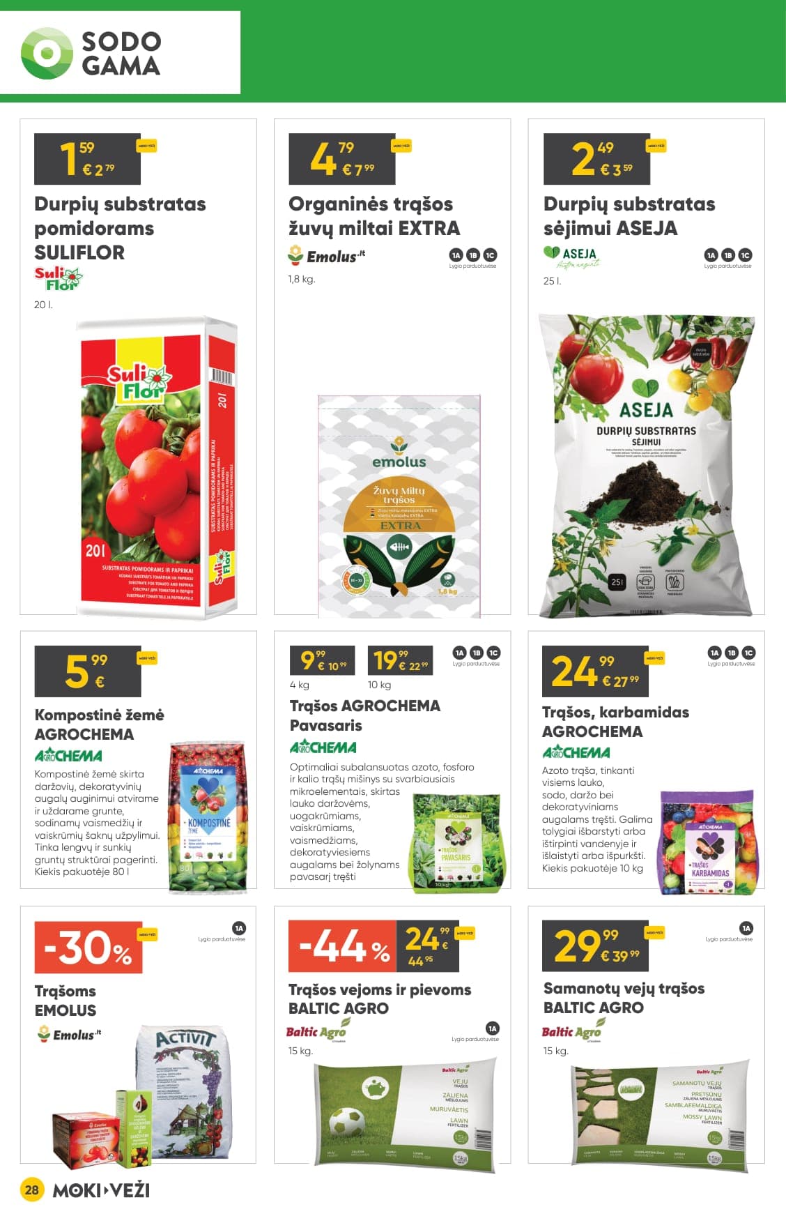 Naujas MOKI VEŽI akcijų ir nuolaidų leidinys nuo 2026.03.05 iki 2026.03.31 - 28