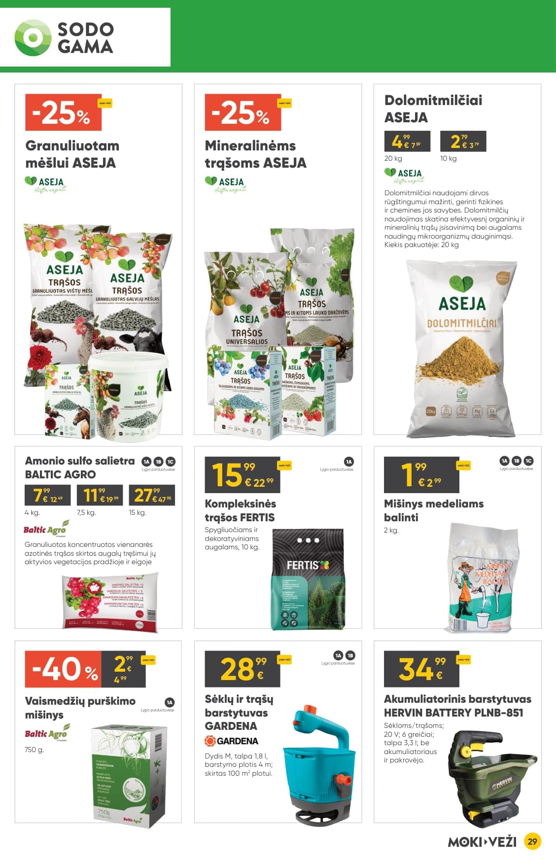 Naujas MOKI VEŽI akcijų ir nuolaidų leidinys nuo 2026.03.05 iki 2026.03.31 - 29