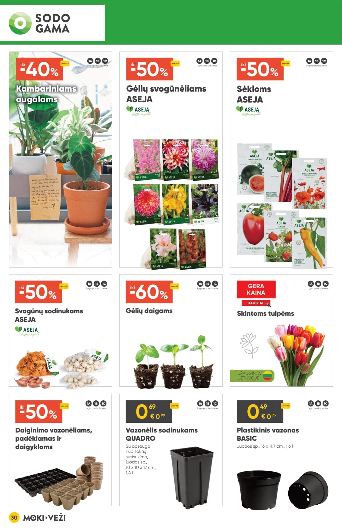 Naujas MOKI VEŽI akcijų ir nuolaidų leidinys nuo 2026.03.05 iki 2026.03.31 - 30