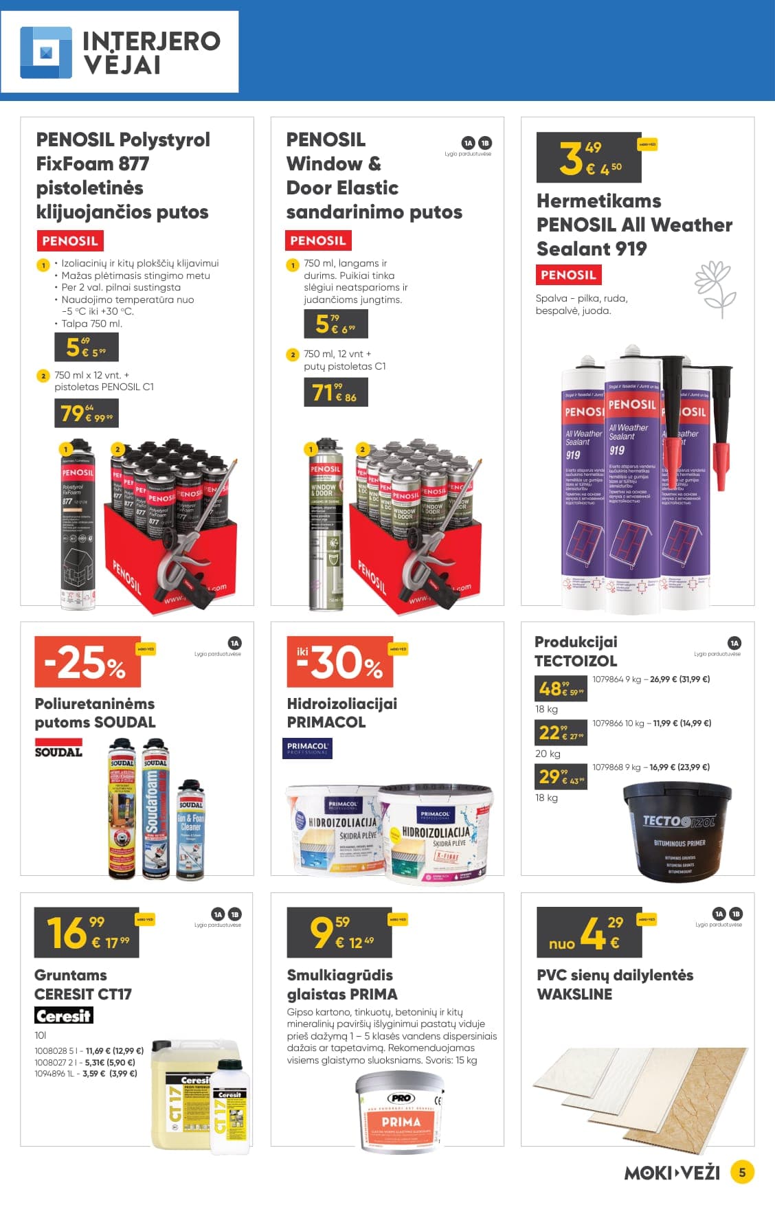 Naujas MOKI VEŽI akcijų ir nuolaidų leidinys nuo 2026.03.05 iki 2026.03.31 - 5
