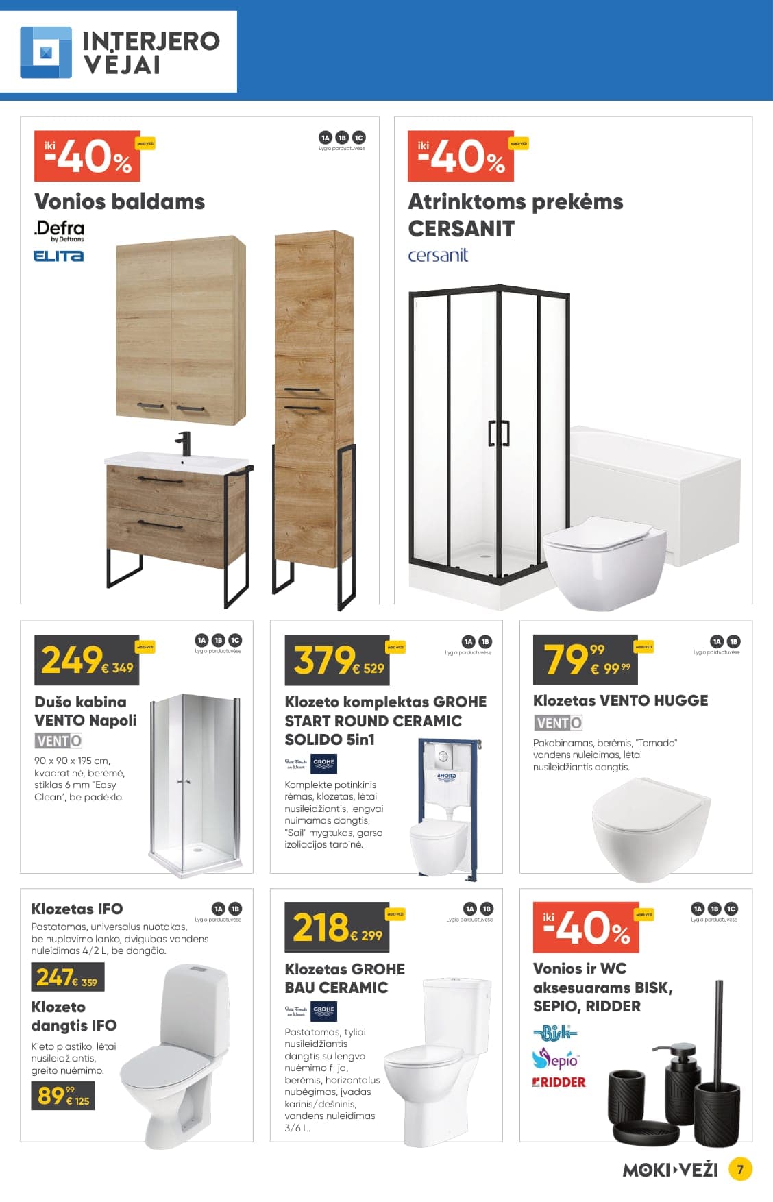 Naujas MOKI VEŽI akcijų ir nuolaidų leidinys nuo 2026.03.05 iki 2026.03.31 - 7