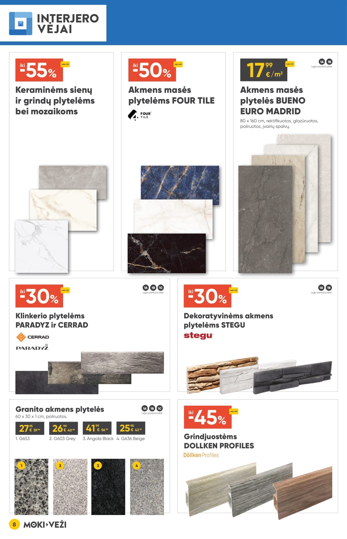 Naujas MOKI VEŽI akcijų ir nuolaidų leidinys nuo 2026.03.05 iki 2026.03.31 - 8