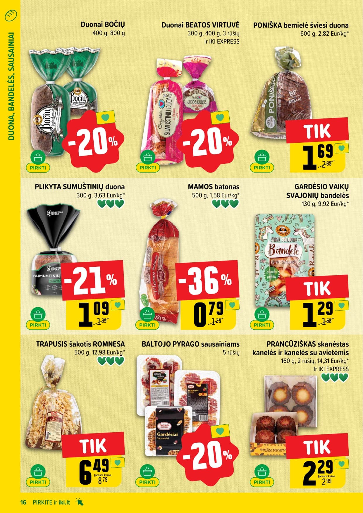 Naujas IKI akcijų ir nuolaidų leidinys Nr. 11 nuo 2026.03.09 iki 2026.03.15 - 16