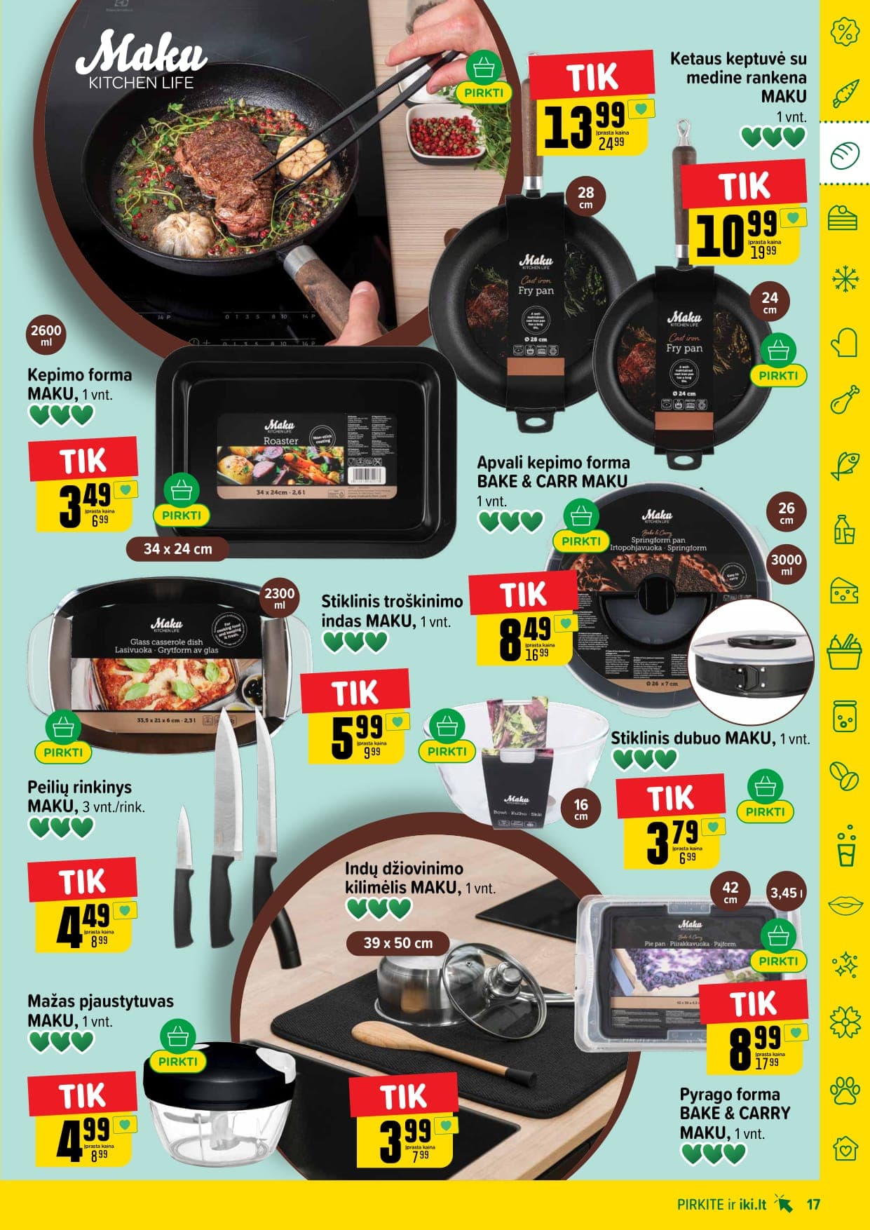 Naujas IKI akcijų ir nuolaidų leidinys Nr. 11 nuo 2026.03.09 iki 2026.03.15 - 17