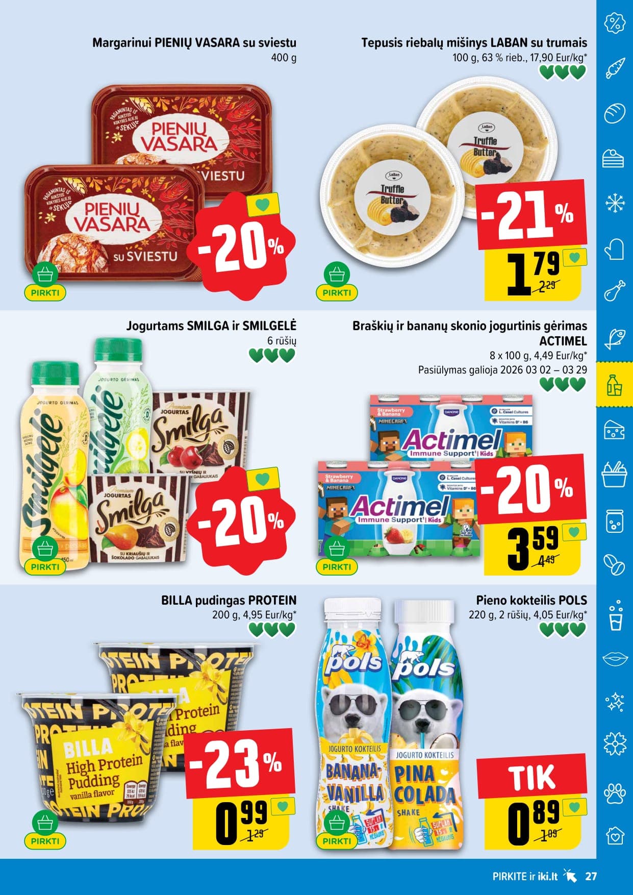 Naujas IKI akcijų ir nuolaidų leidinys Nr. 11 nuo 2026.03.09 iki 2026.03.15 - 27