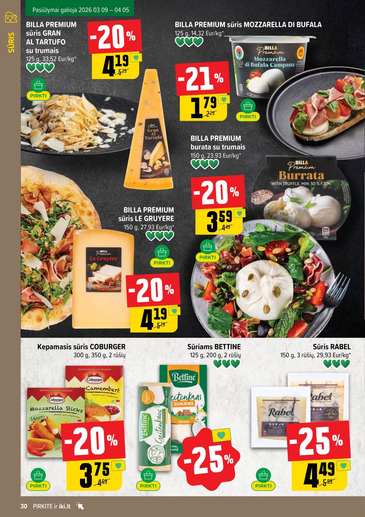 Naujas IKI akcijų ir nuolaidų leidinys Nr. 11 nuo 2026.03.09 iki 2026.03.15 - 30