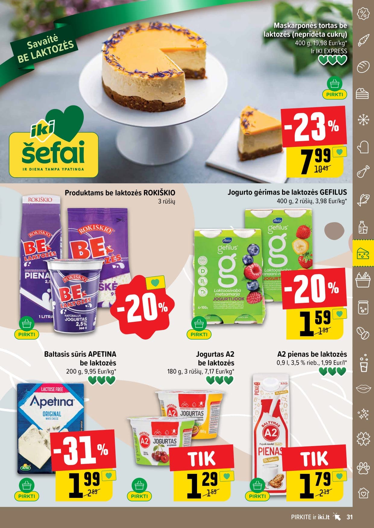 Naujas IKI akcijų ir nuolaidų leidinys Nr. 11 nuo 2026.03.09 iki 2026.03.15 - 31