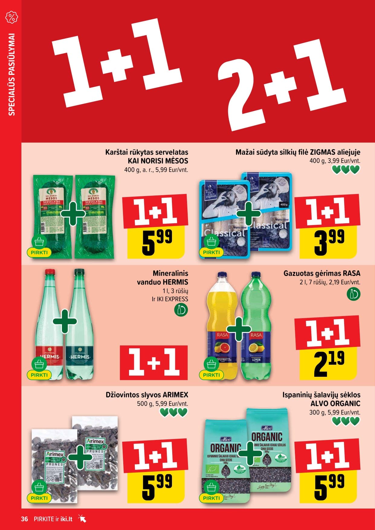 Naujas IKI akcijų ir nuolaidų leidinys Nr. 11 nuo 2026.03.09 iki 2026.03.15 - 36