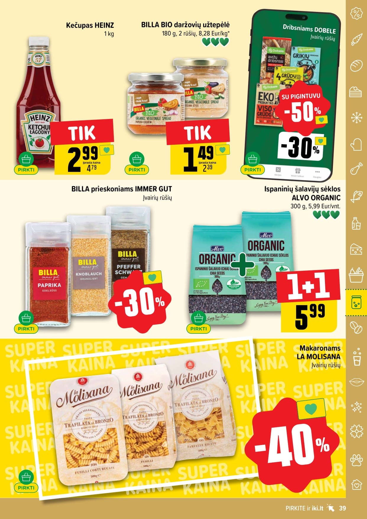 Naujas IKI akcijų ir nuolaidų leidinys Nr. 11 nuo 2026.03.09 iki 2026.03.15 - 39