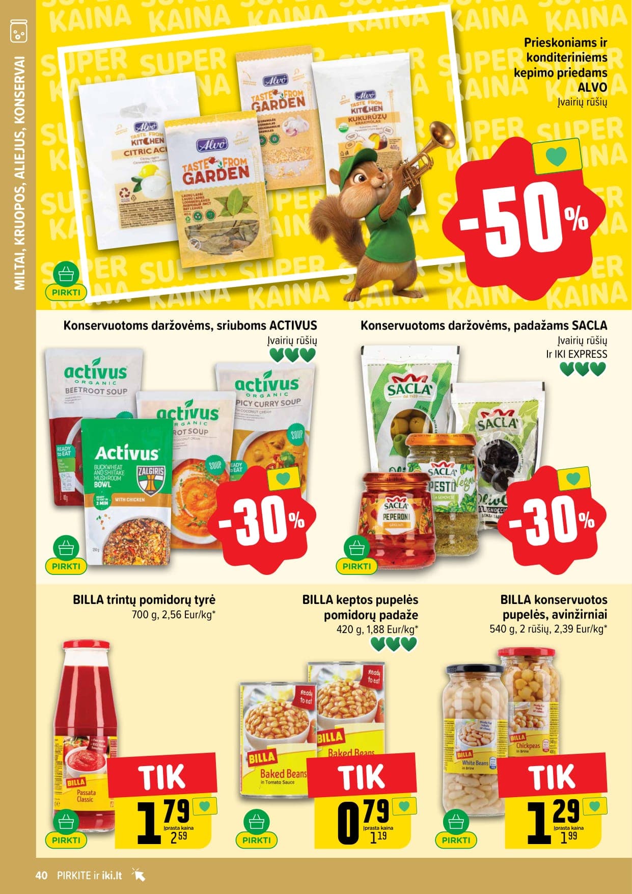 Naujas IKI akcijų ir nuolaidų leidinys Nr. 11 nuo 2026.03.09 iki 2026.03.15 - 40