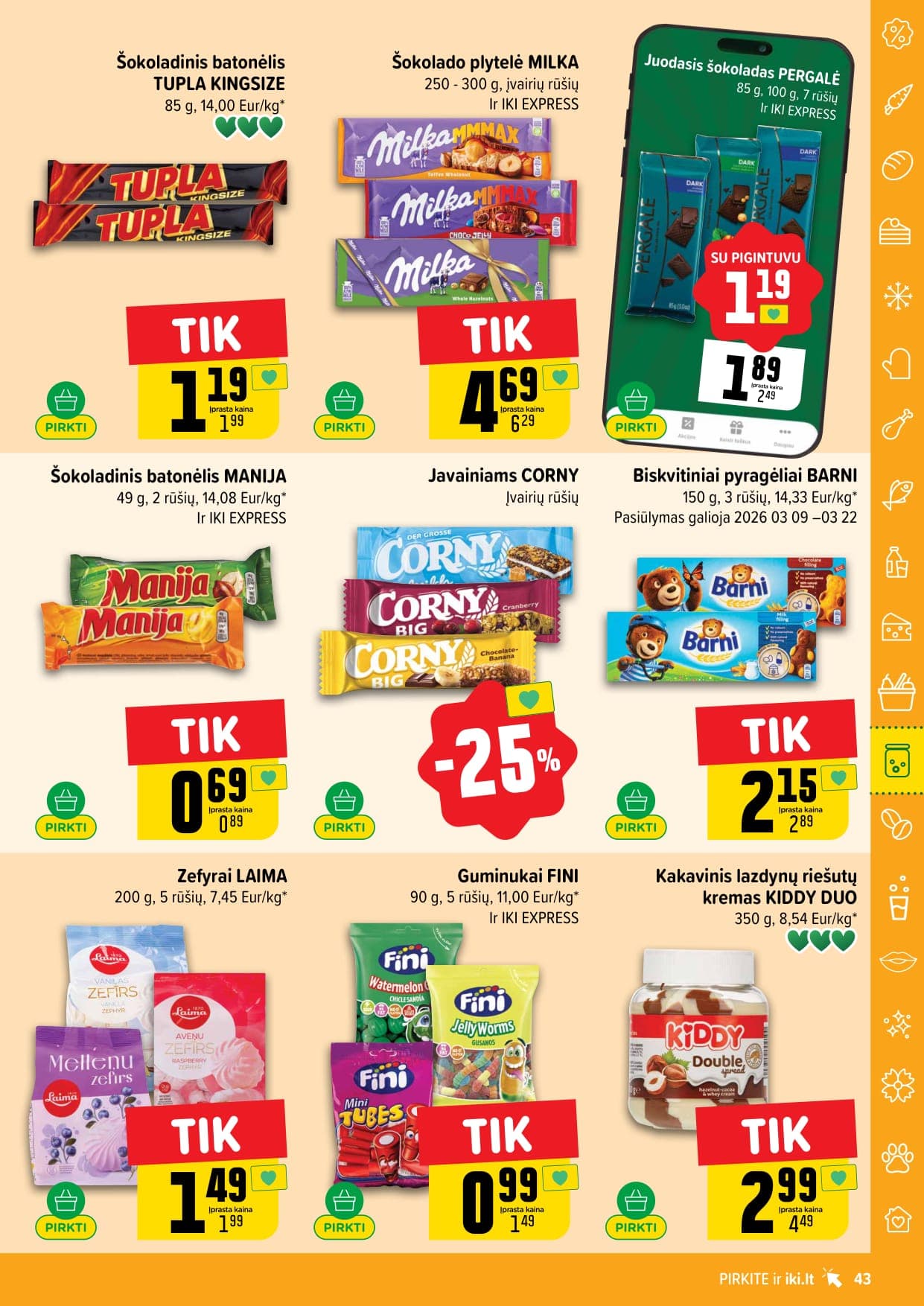 Naujas IKI akcijų ir nuolaidų leidinys Nr. 11 nuo 2026.03.09 iki 2026.03.15 - 43