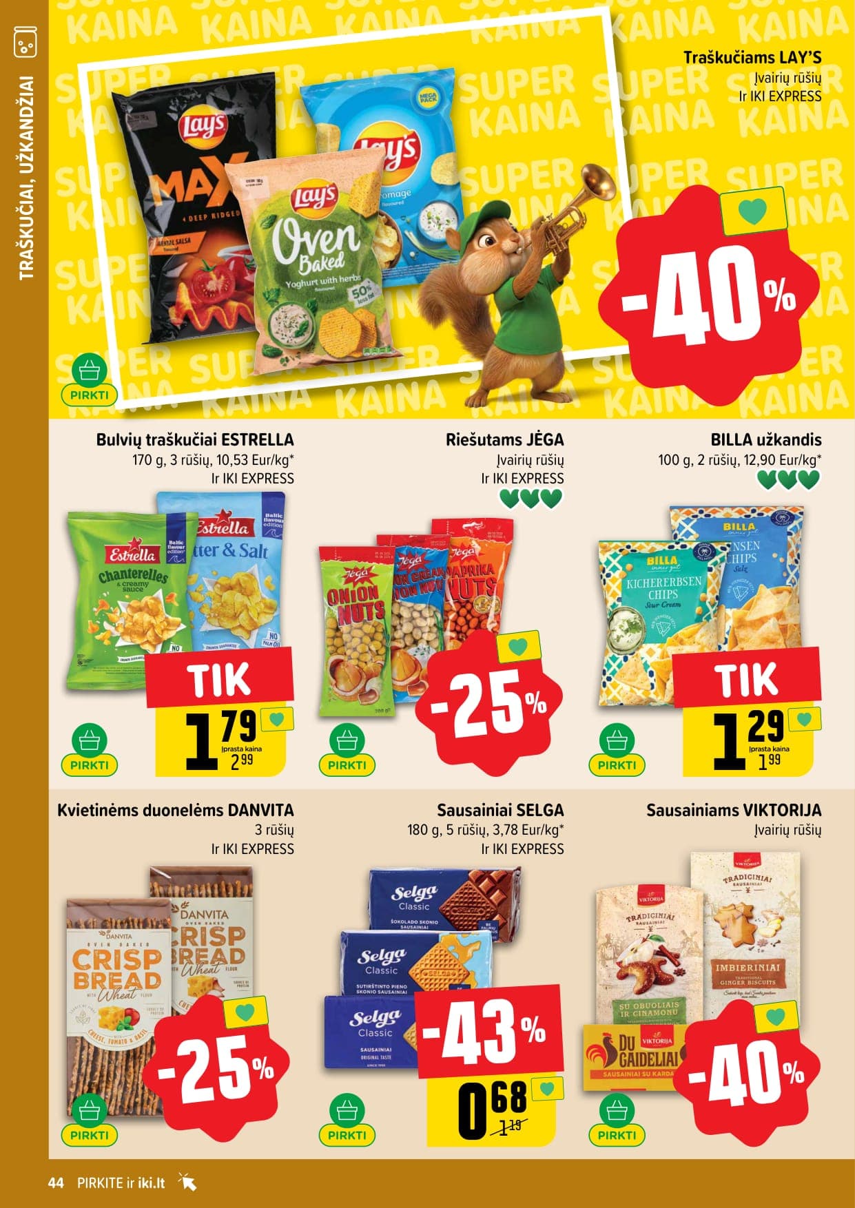 Naujas IKI akcijų ir nuolaidų leidinys Nr. 11 nuo 2026.03.09 iki 2026.03.15 - 44