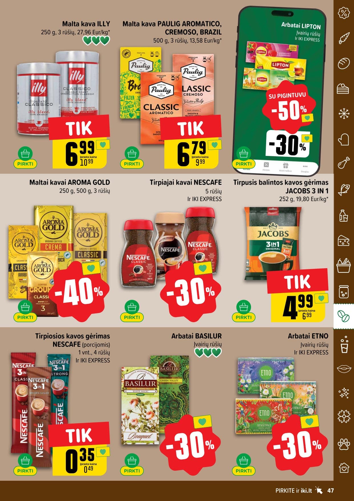 Naujas IKI akcijų ir nuolaidų leidinys Nr. 11 nuo 2026.03.09 iki 2026.03.15 - 47