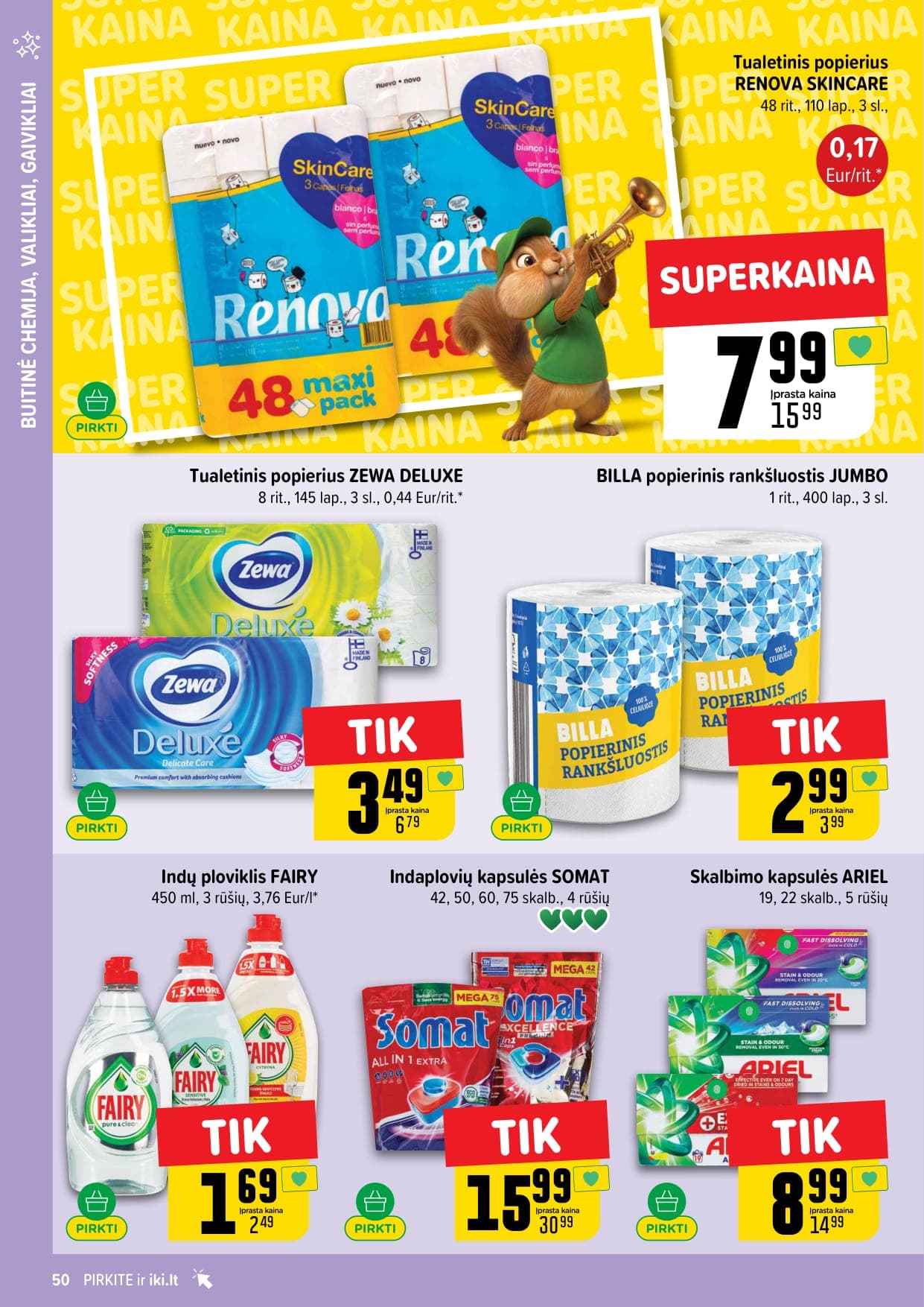 Naujas IKI akcijų ir nuolaidų leidinys Nr. 11 nuo 2026.03.09 iki 2026.03.15 - 50