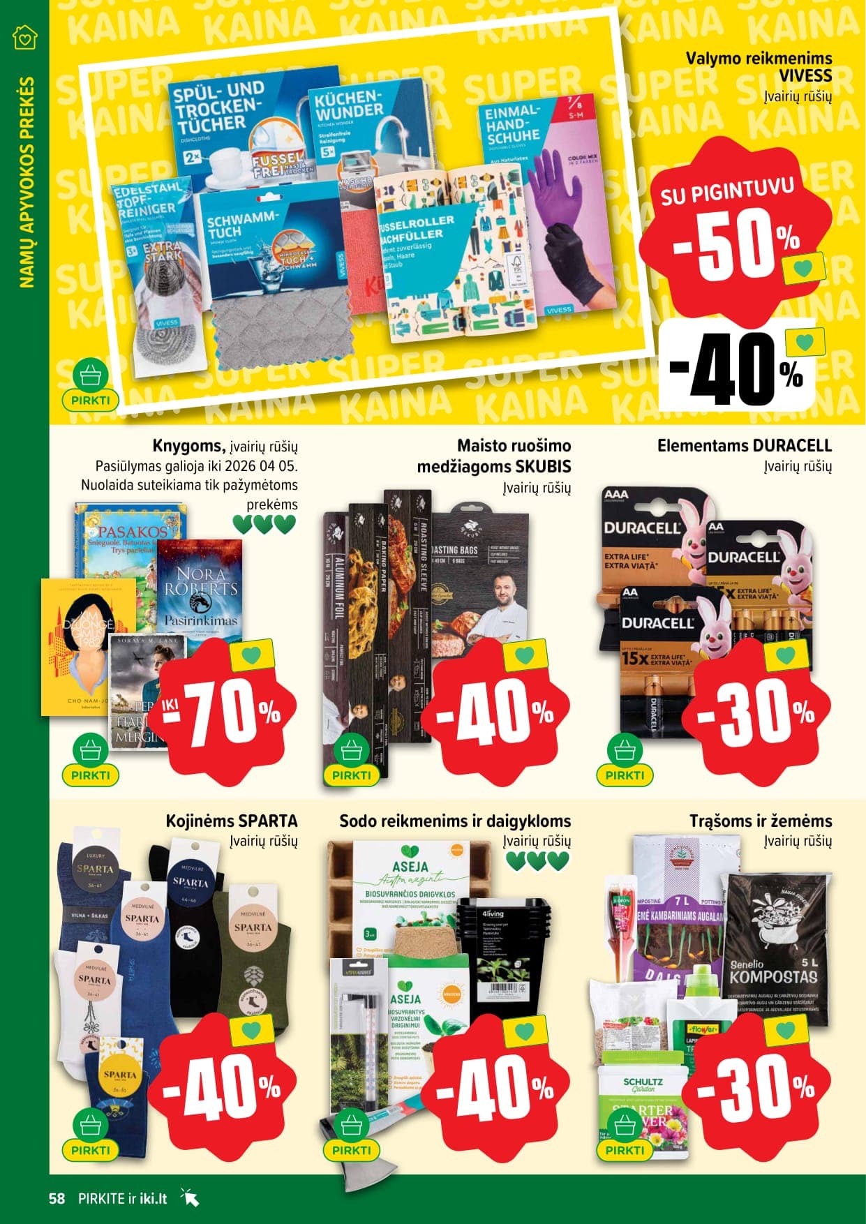 Naujas IKI akcijų ir nuolaidų leidinys Nr. 11 nuo 2026.03.09 iki 2026.03.15 - 58