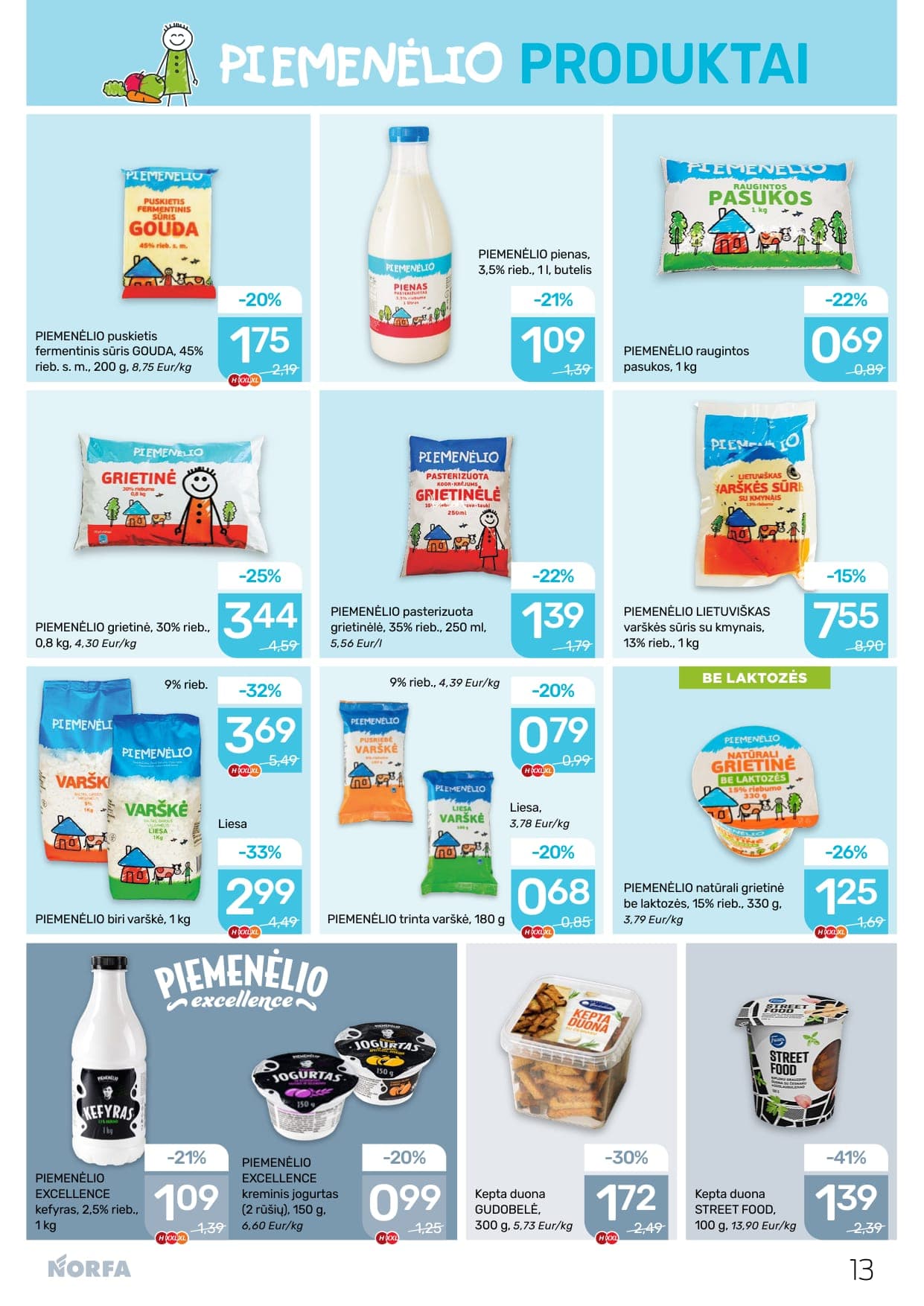 Naujas NORFA akcijų ir nuolaidų leidinys Nr. 5 nuo 2026.03.05 iki 2026.03.18 - 13