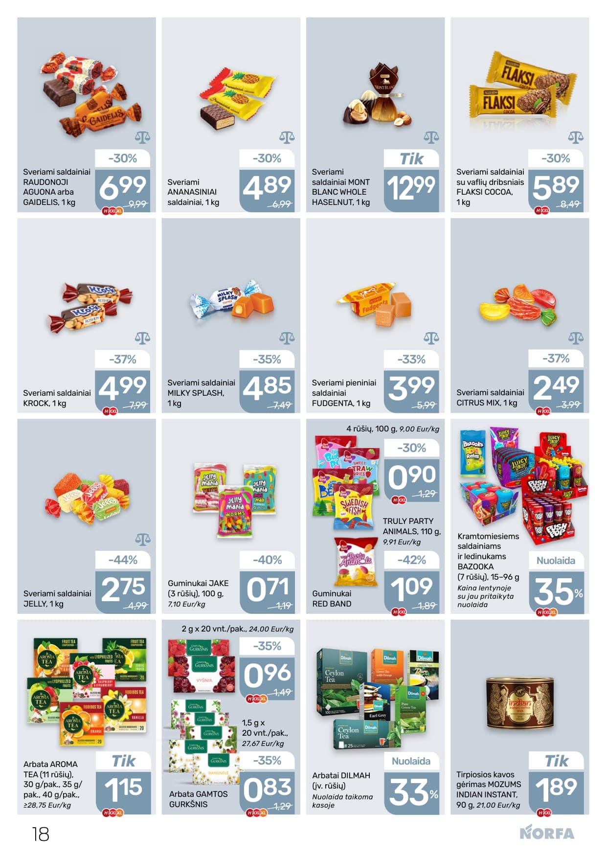 Naujas NORFA akcijų ir nuolaidų leidinys Nr. 5 nuo 2026.03.05 iki 2026.03.18 - 18