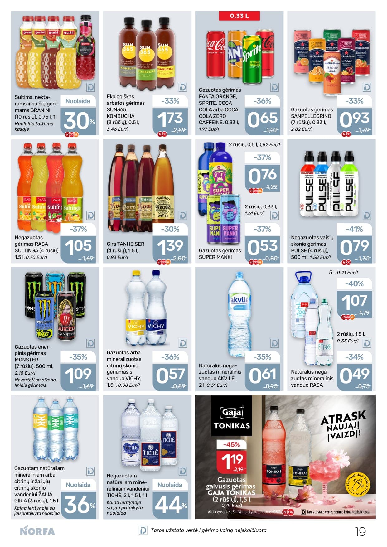 Naujas NORFA akcijų ir nuolaidų leidinys Nr. 5 nuo 2026.03.05 iki 2026.03.18 - 19