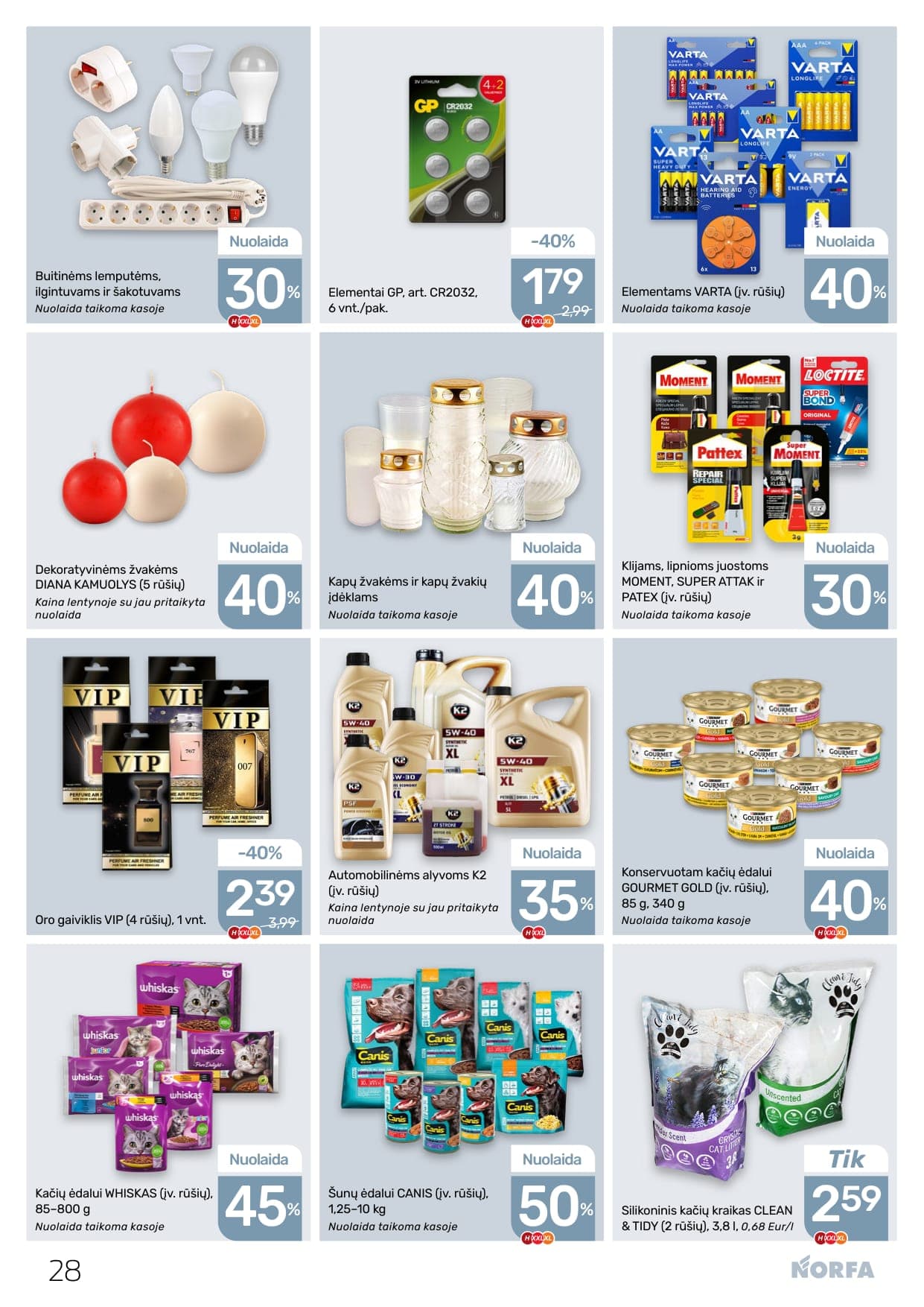 Naujas NORFA akcijų ir nuolaidų leidinys Nr. 5 nuo 2026.03.05 iki 2026.03.18 - 28