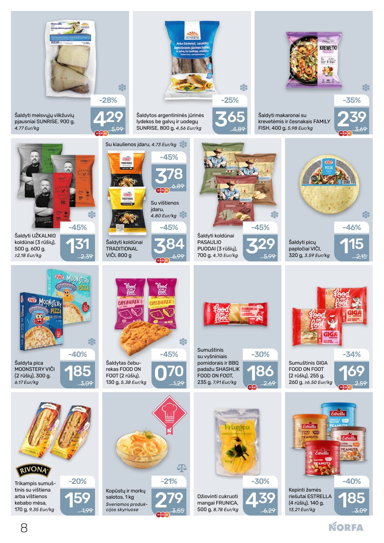 Naujas NORFA akcijų ir nuolaidų leidinys Nr. 5 nuo 2026.03.05 iki 2026.03.18 - 8