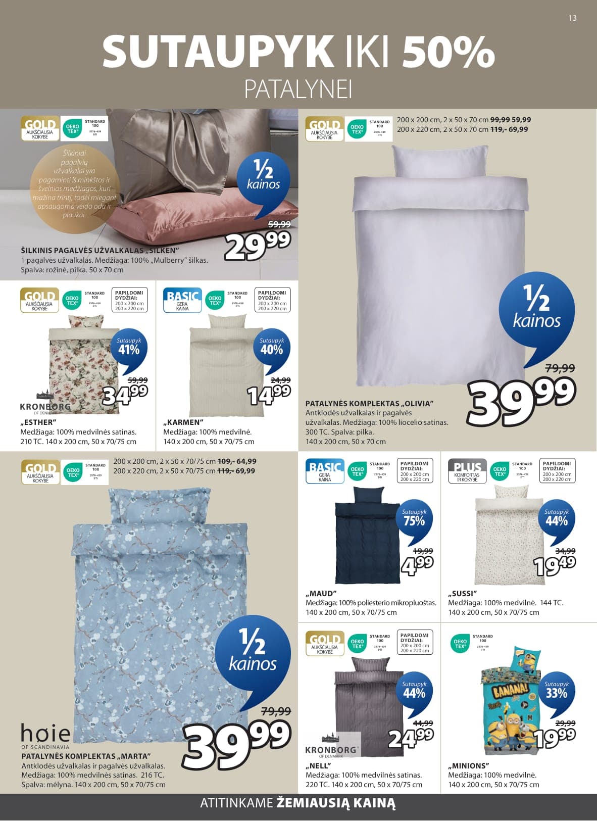 Naujas JYSK akcijų ir nuolaidų leidinys nuo 2026.03.03 iki 2026.03.16 - 14