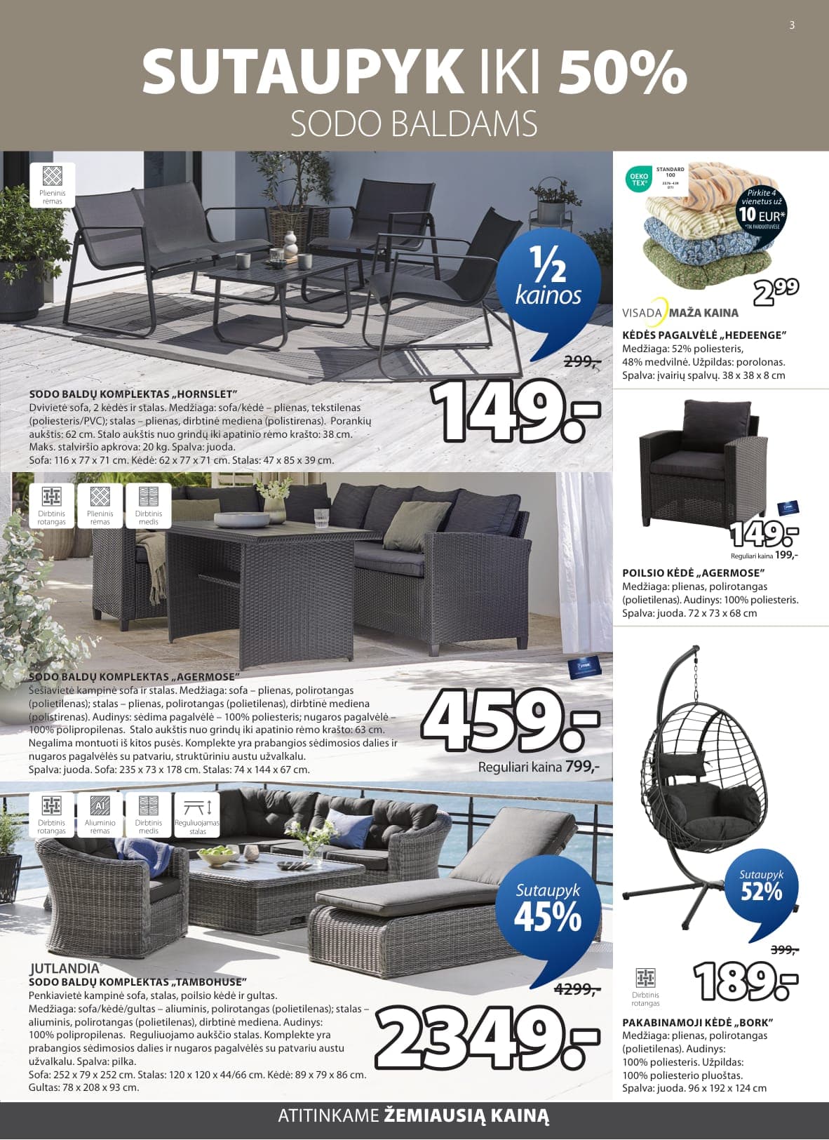 Naujas JYSK akcijų ir nuolaidų leidinys nuo 2026.03.03 iki 2026.03.16 - 4