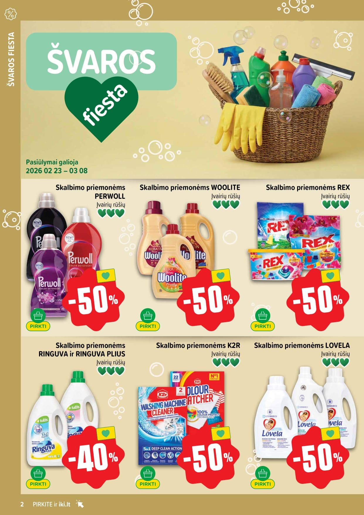 IKI akcijų ir nuolaidų leidinys Nr. 9 nuo 2026.02.23 iki 2026.03.01 - 2