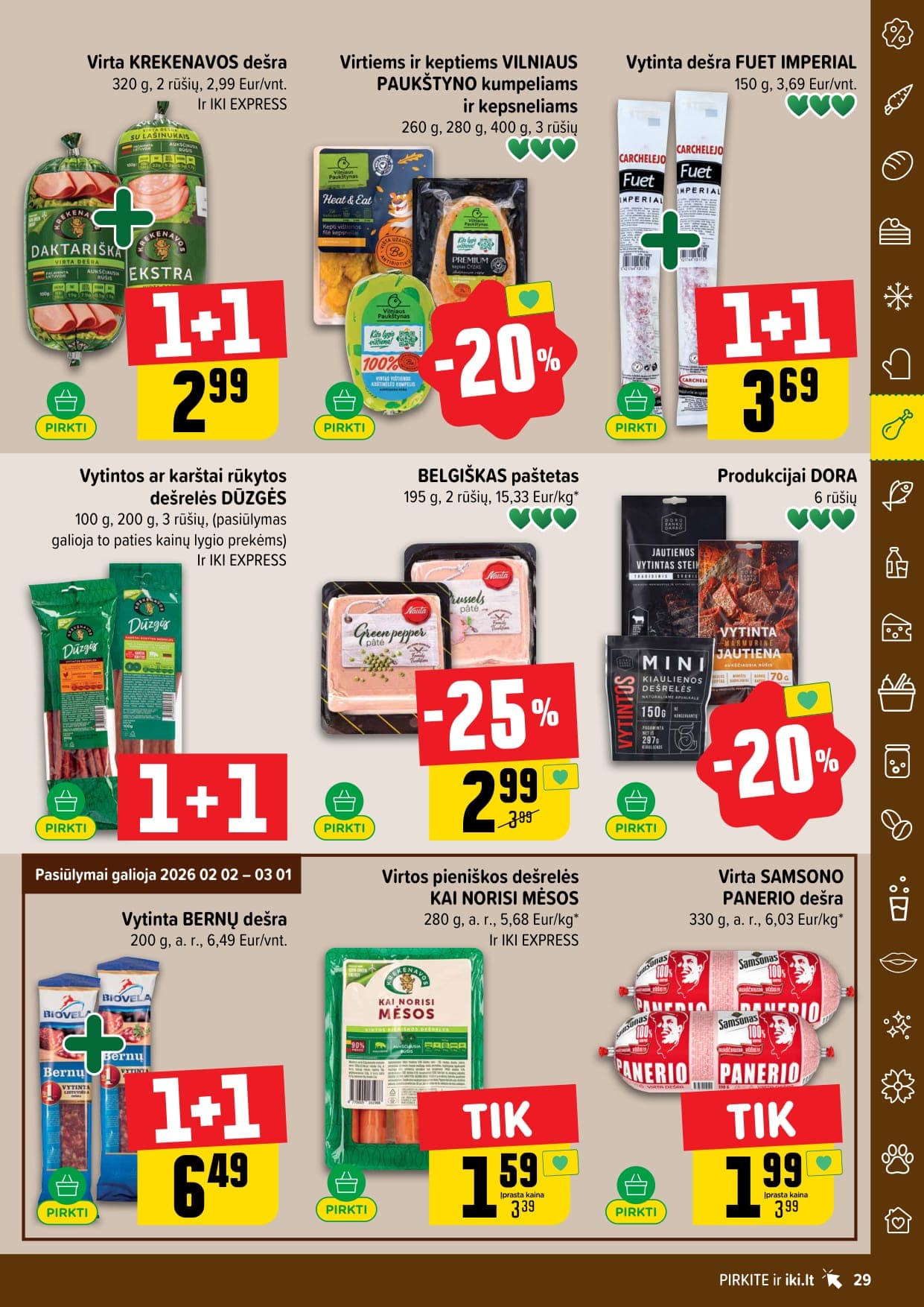 IKI akcijų ir nuolaidų leidinys Nr. 9 nuo 2026.02.23 iki 2026.03.01 - 29