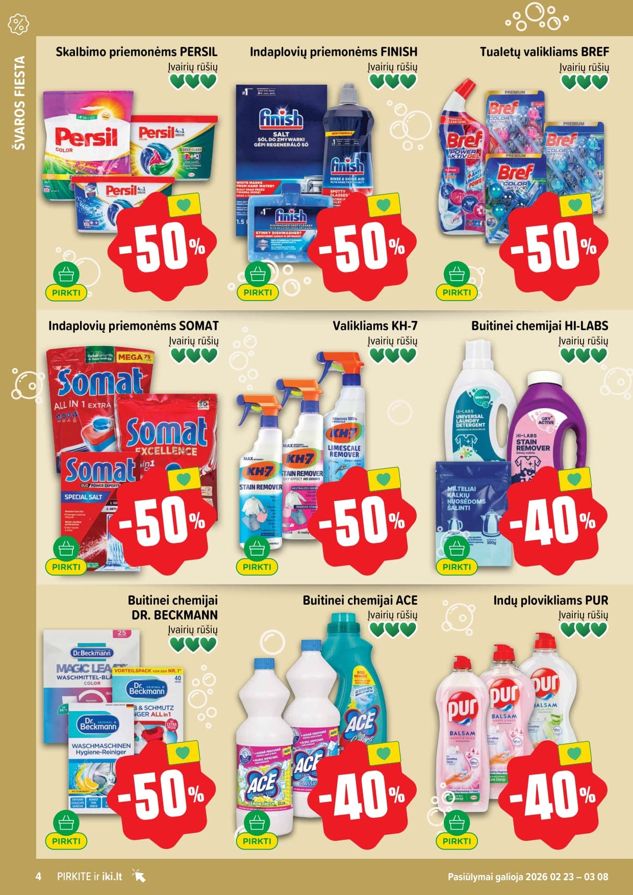 IKI akcijų ir nuolaidų leidinys Nr. 9 nuo 2026.02.23 iki 2026.03.01 - 4