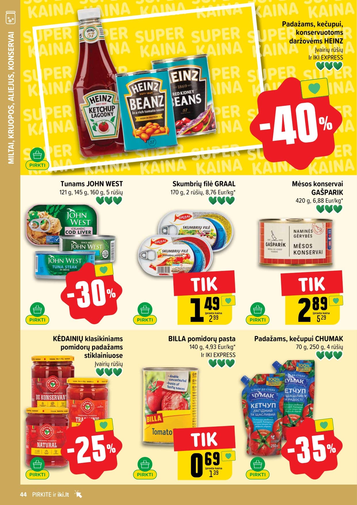 IKI akcijų ir nuolaidų leidinys Nr. 9 nuo 2026.02.23 iki 2026.03.01 - 44