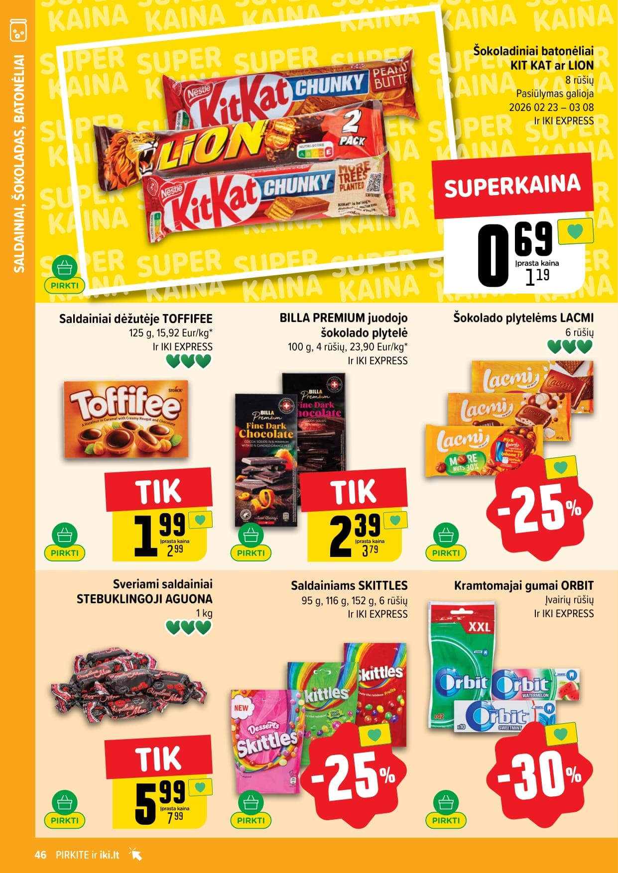 IKI akcijų ir nuolaidų leidinys Nr. 9 nuo 2026.02.23 iki 2026.03.01 - 46