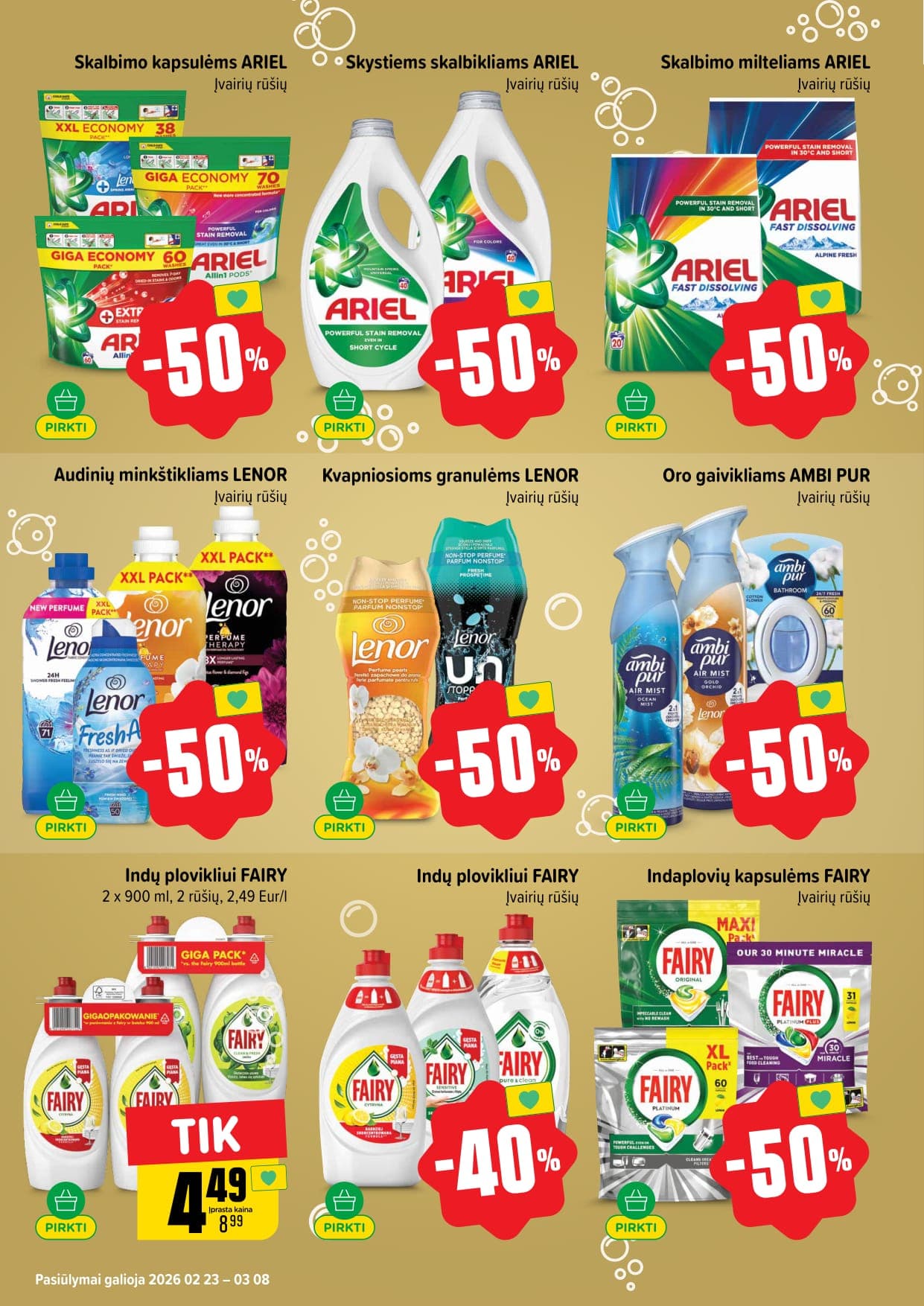 IKI akcijų ir nuolaidų leidinys Nr. 9 nuo 2026.02.23 iki 2026.03.01 - 7