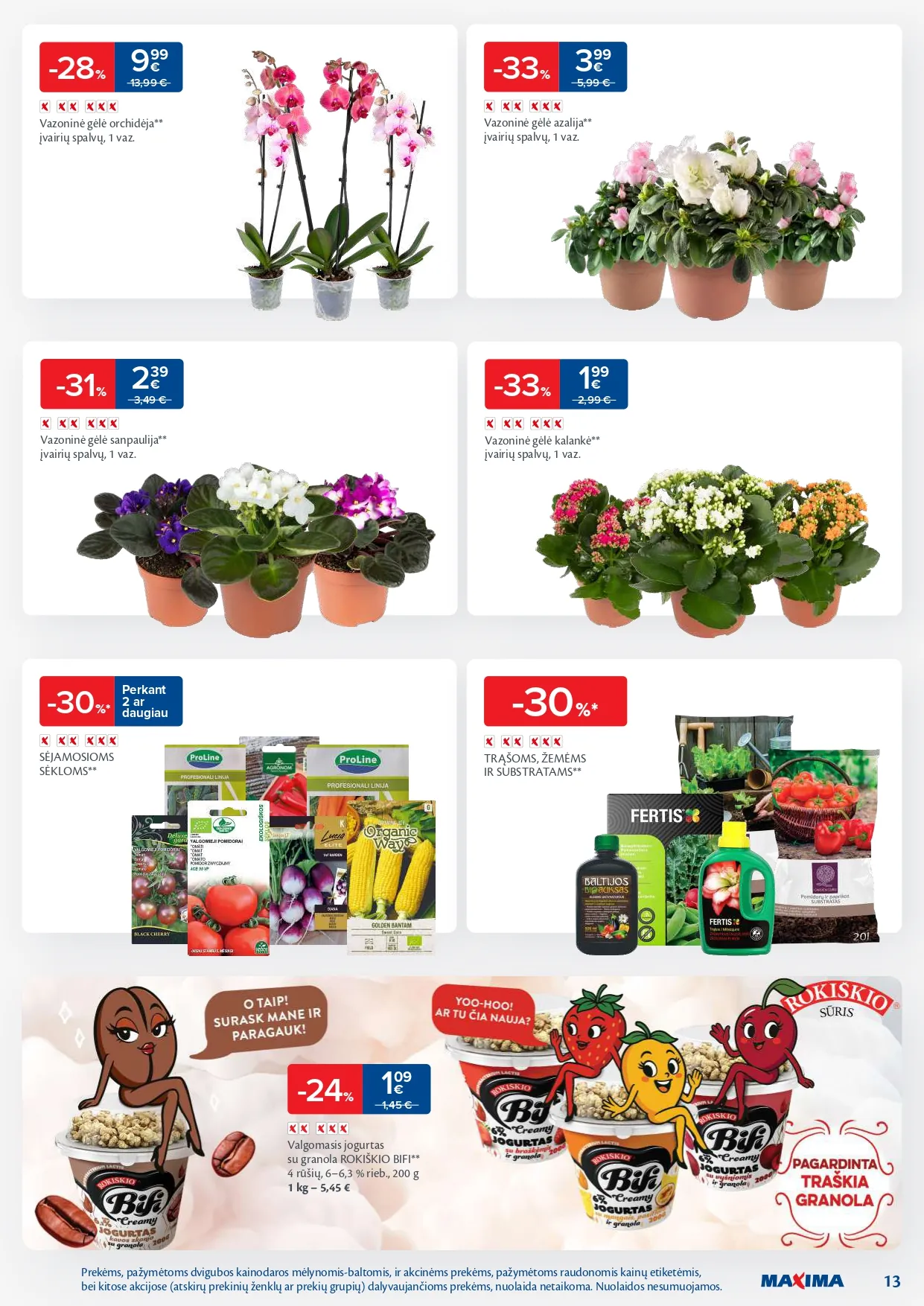 MAXIMA akcijų ir nuolaidų leidinys Nr. 4 nuo 2026.01.20 iki 2026.01.26