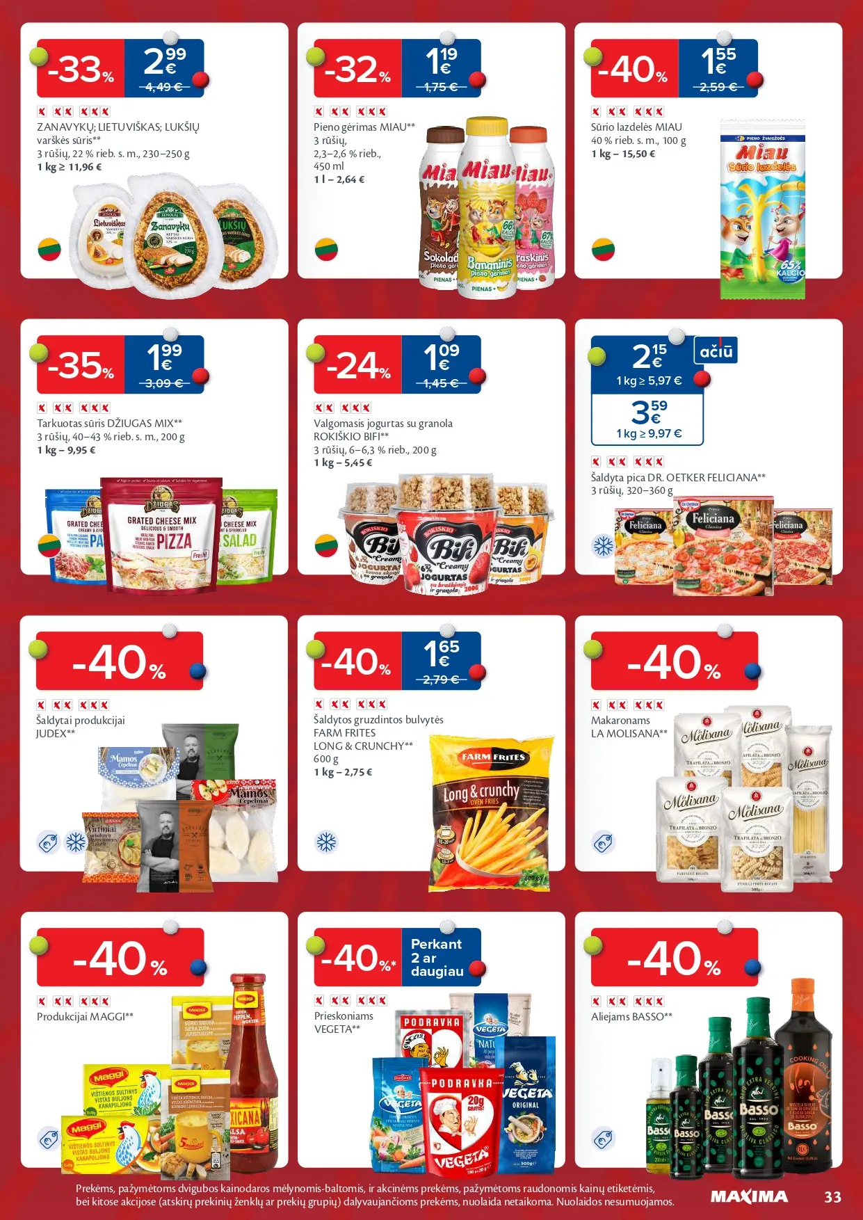MAXIMA akcijų ir nuolaidų leidinys Nr. 4 nuo 2026.01.20 iki 2026.01.26 - 33