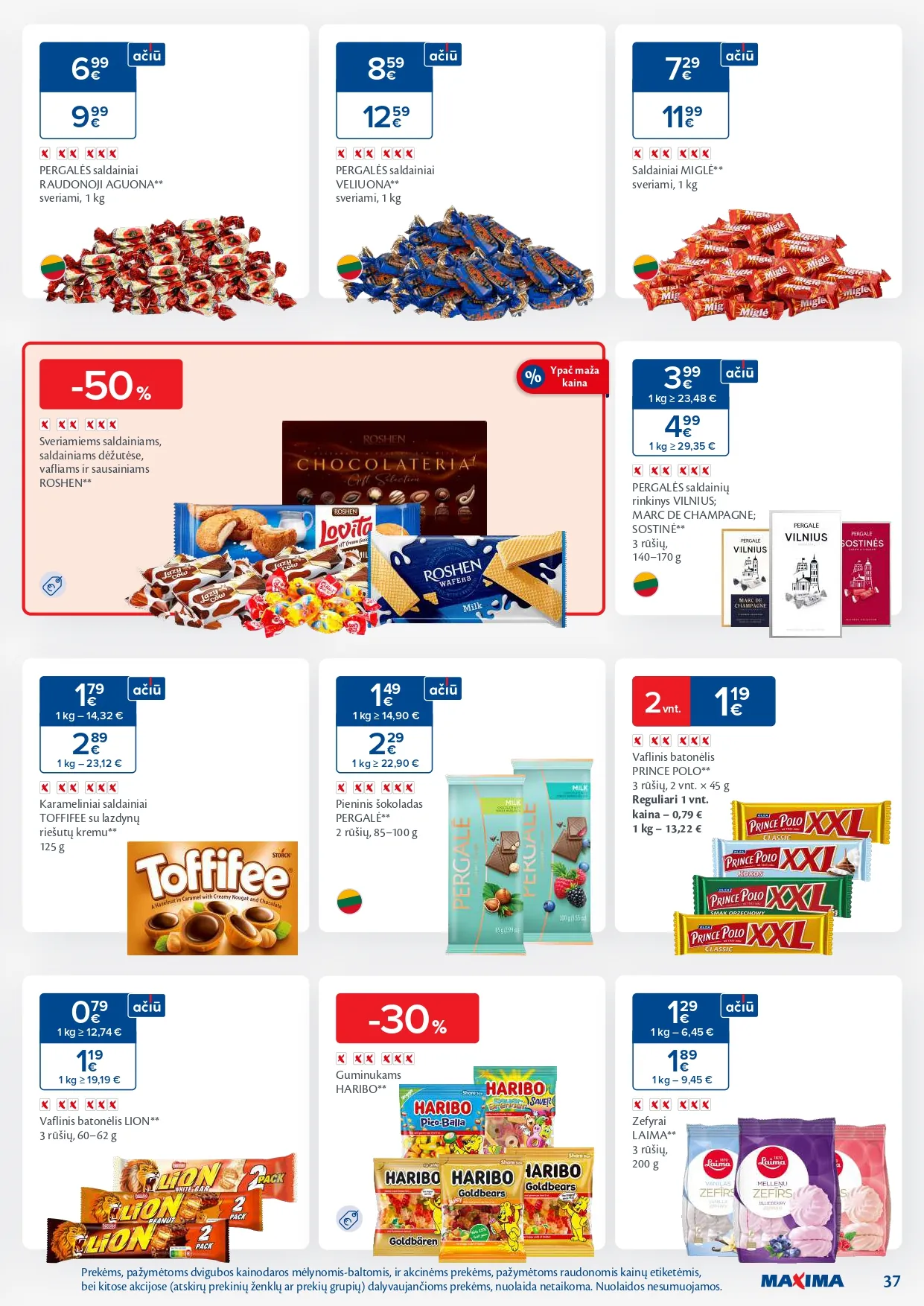 MAXIMA akcijų ir nuolaidų leidinys Nr. 4 nuo 2026.01.20 iki 2026.01.26
