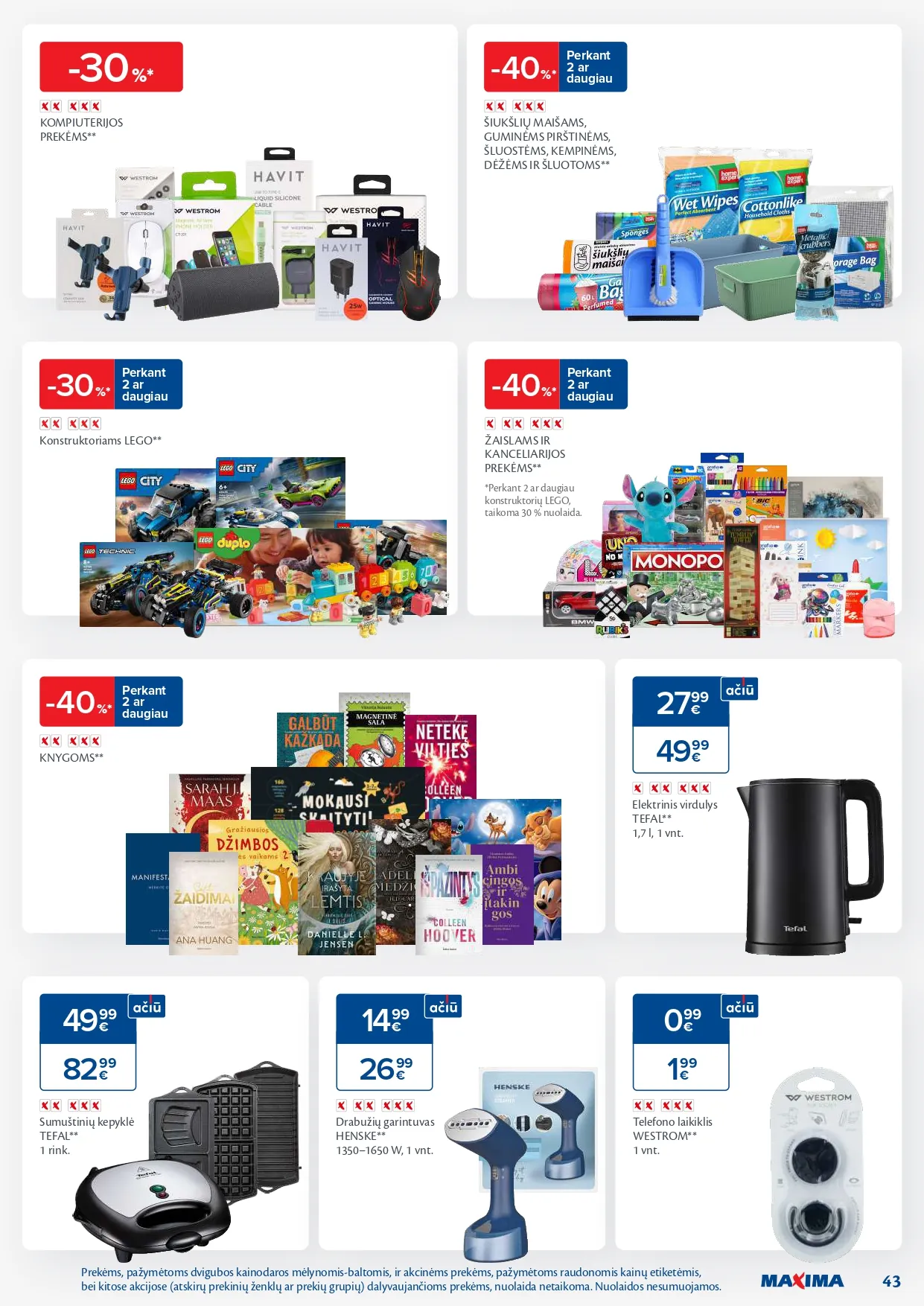 MAXIMA akcijų ir nuolaidų leidinys Nr. 4 nuo 2026.01.20 iki 2026.01.26
