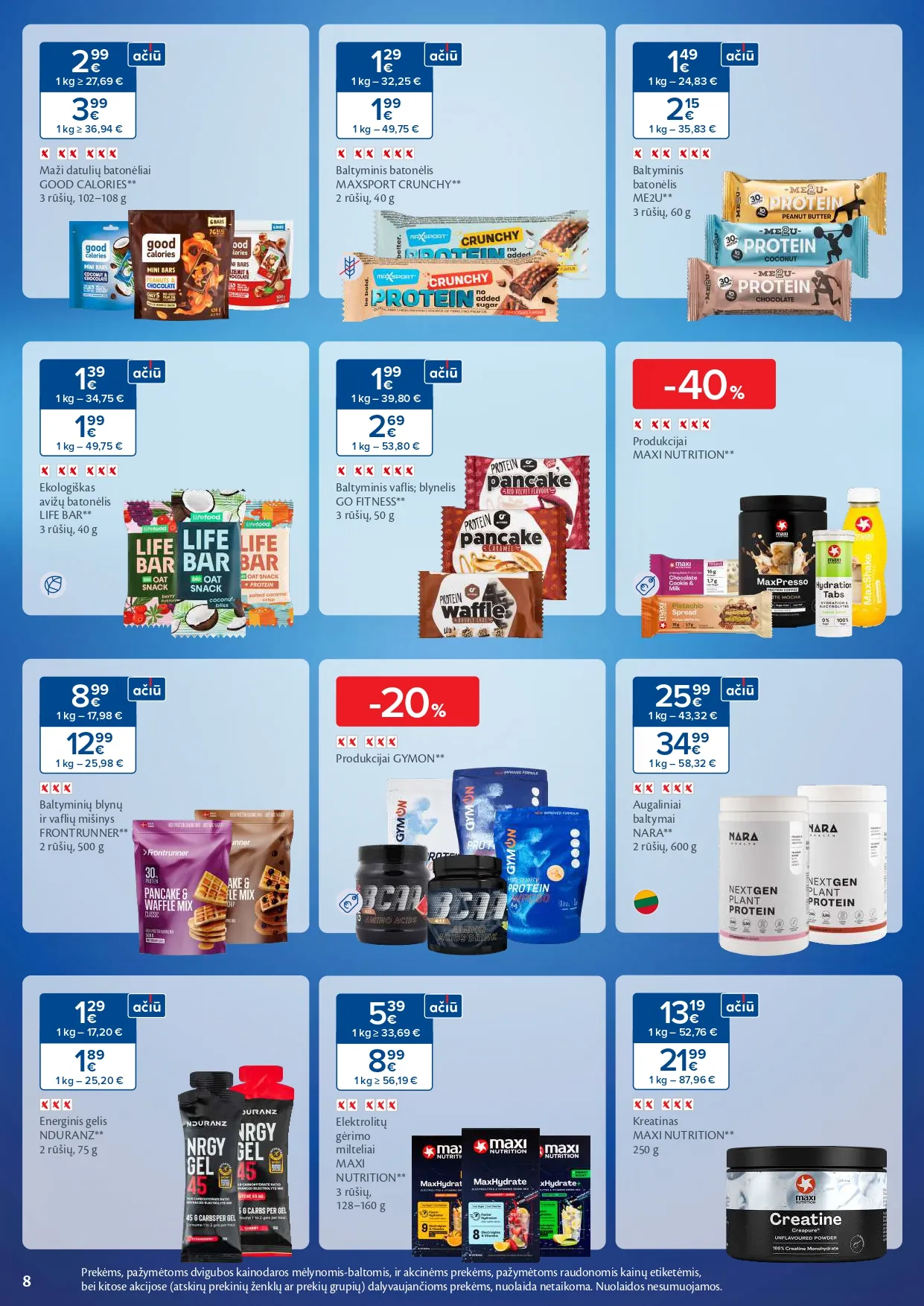 MAXIMA akcijų ir nuolaidų leidinys Nr. 4 nuo 2026.01.20 iki 2026.01.26 - 8